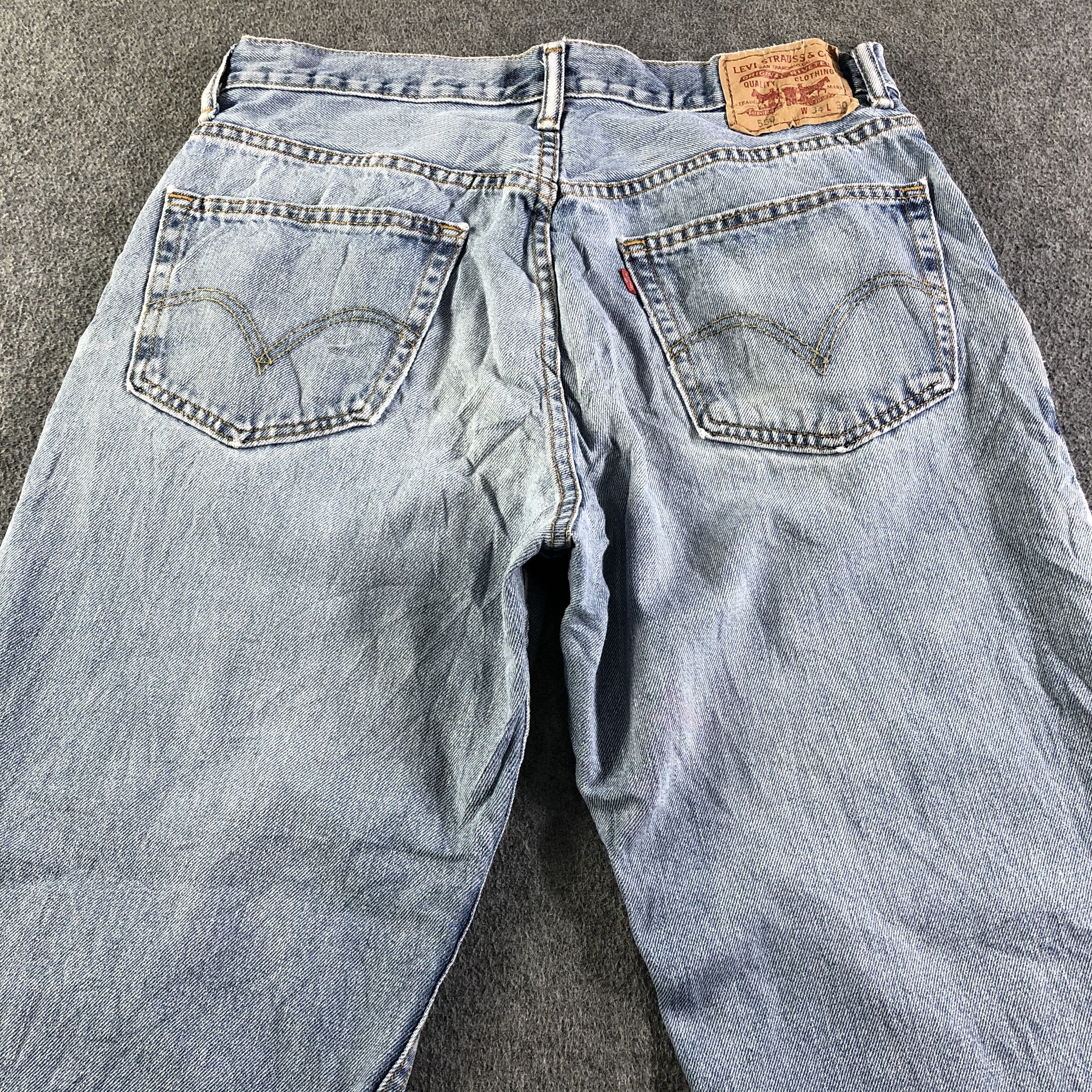 Levi's Vintage Blue Wash Levis 550 Jeans-J4223 Size US 33 - 4 Thumbnail