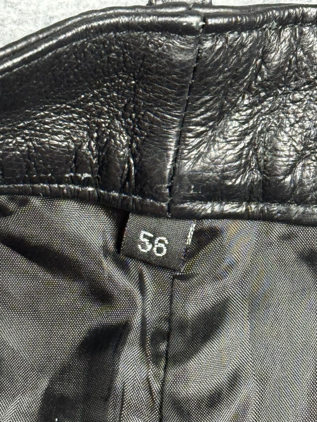 Alternative avant garde leather pants