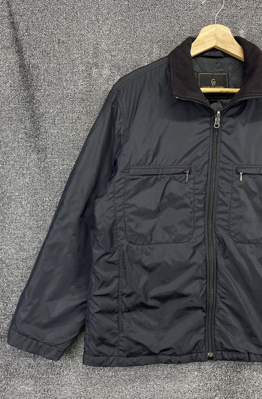 Japanese Brand Vintage Gianni Valentino Black Jacket Size US M / EU 48-50 / 2 - 3 Thumbnail