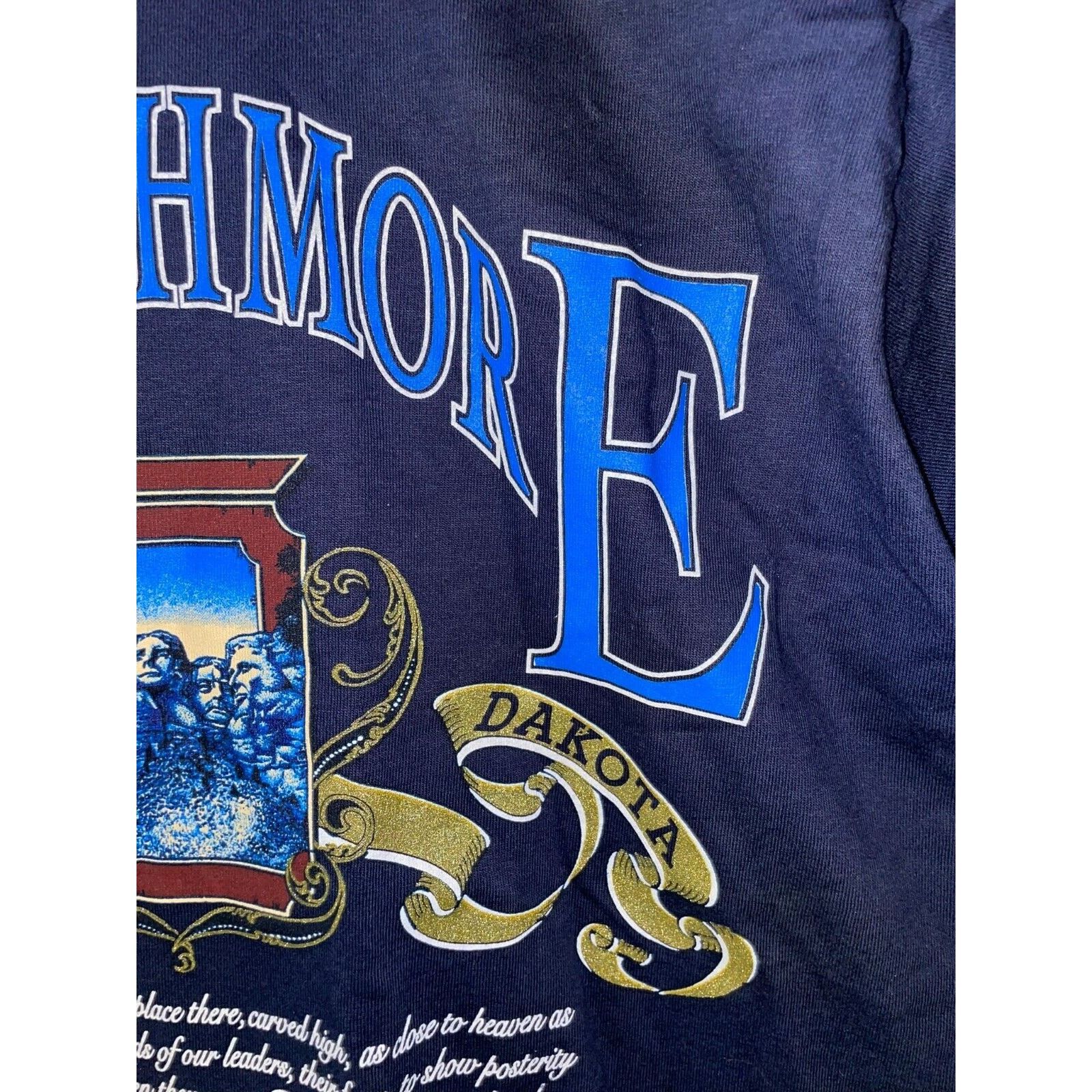 Fruit Of The Loom Vintage Mount Rushmore Shirt SD South Dakota President Tee L Size US L / EU 52-54 / 3 - 4 Thumbnail