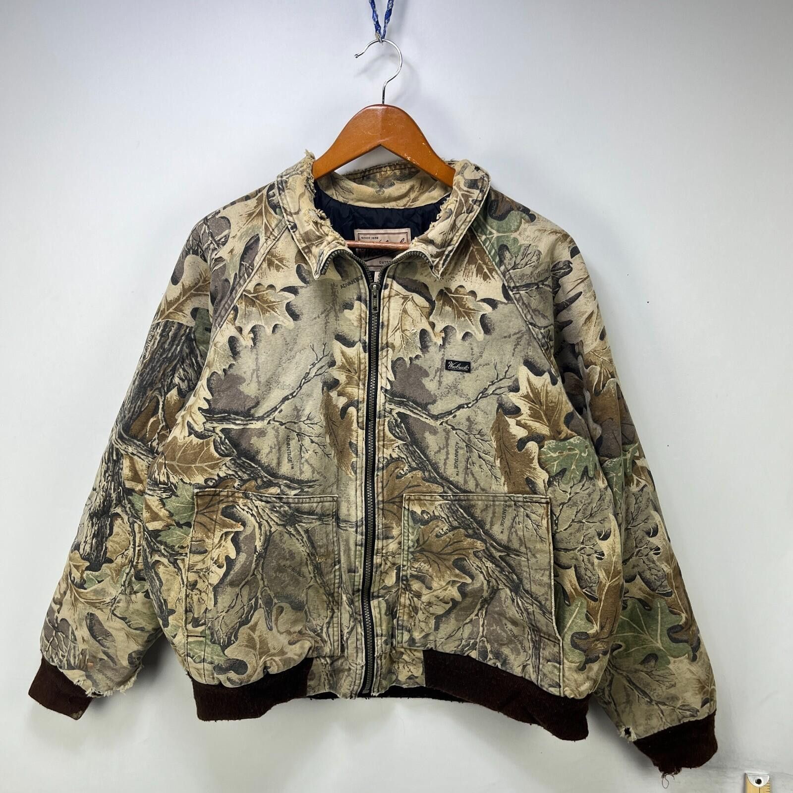 Woolrich Woolen Mills Vintage Realtree Camo Detroit Style Jacket Large Bomber Size US L / EU 52-54 / 3 - 1 Thumbnail