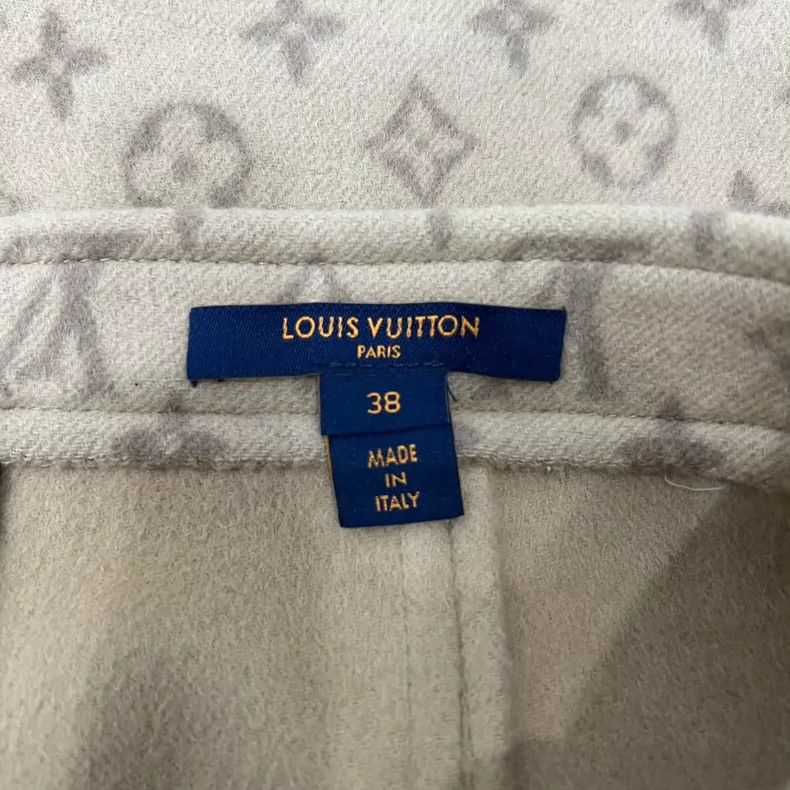 Louis Vuitton Louis Vuitton Full print woolen skirt Size 37" - 6 Thumbnail