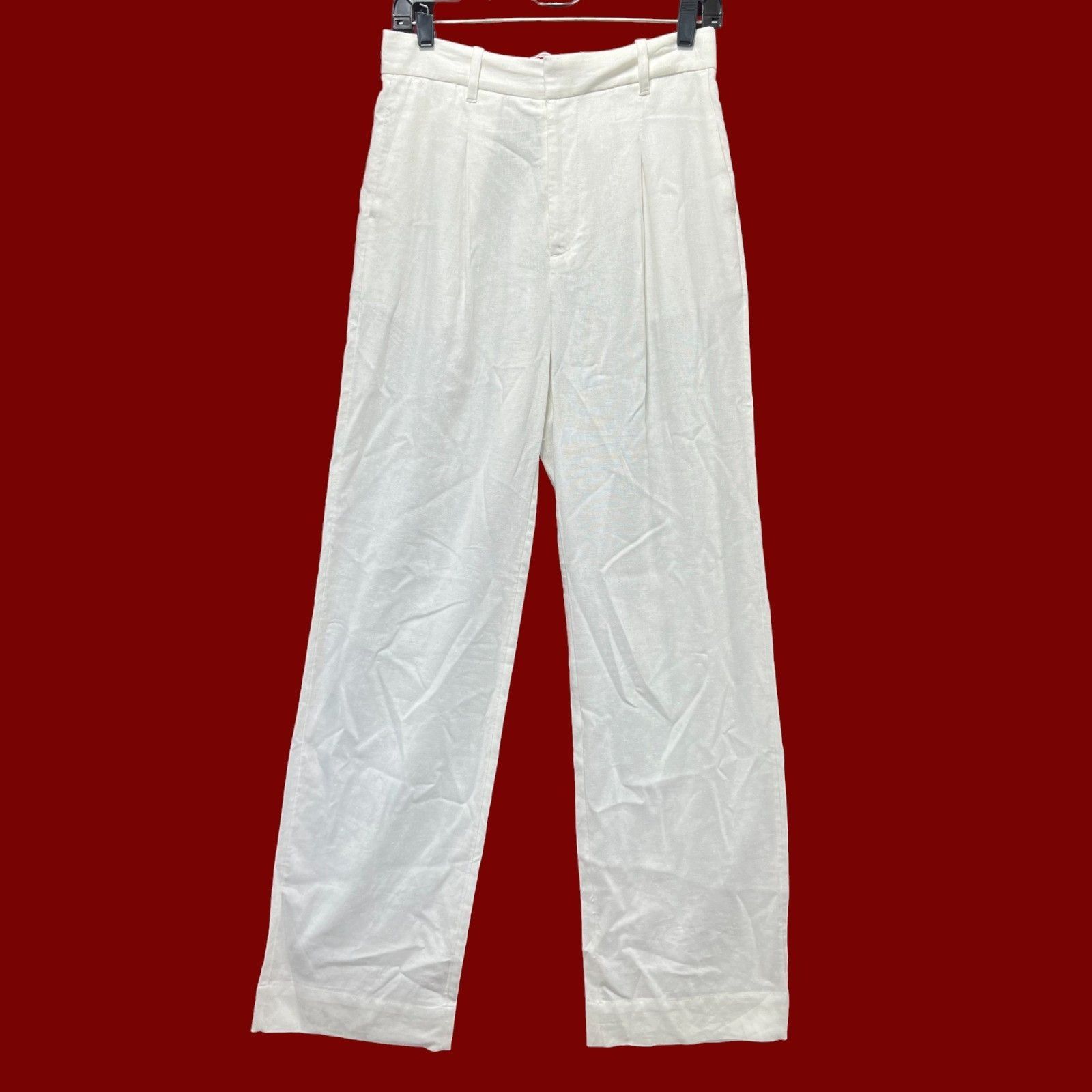 Other Free Assembly - Women's High-Rise Wide-Leg Pleated Pants - W Size 25" / US 0 / IT 36 - 3 Thumbnail