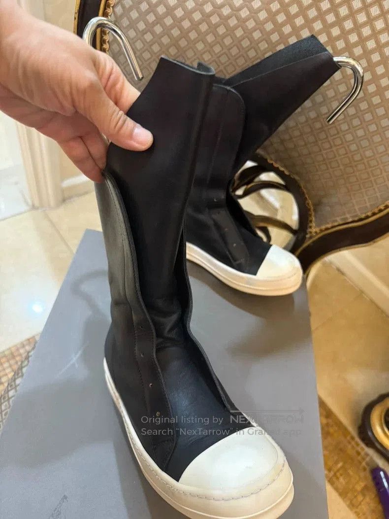 Rick Owens Rick Owens Leather Mid. Size US 5.5 / EU 38 - 1 Thumbnail