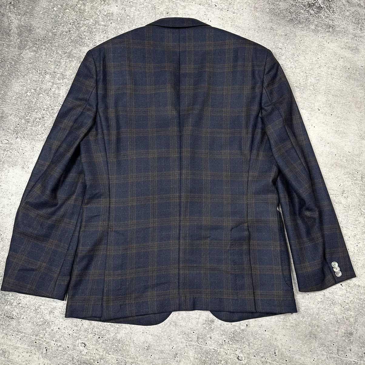 Hugo Boss Hugo Boss Janson Regular Fit Sport Blazer Check Wool Men’s Size 52R - 17 Thumbnail