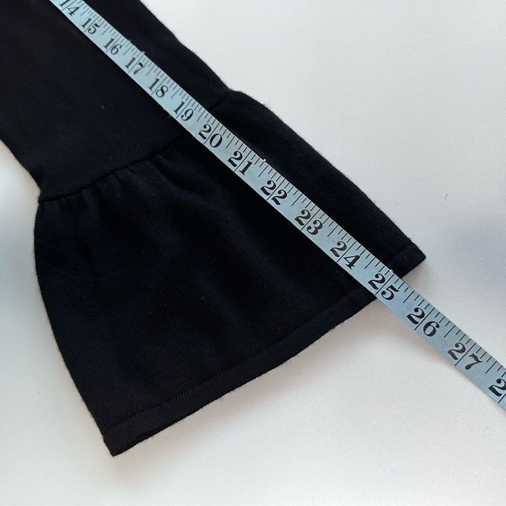 Other New Repeat Merino Wool Black Midi Sweater Dress S 38 Size S / US 4 / IT 40 - 13 Thumbnail