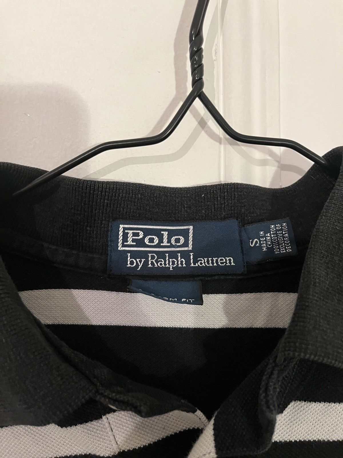 Polo Ralph Lauren Black and White Vintage Ralph Lauren Polo Size US S / EU 44-46 / 1 - 2 Thumbnail