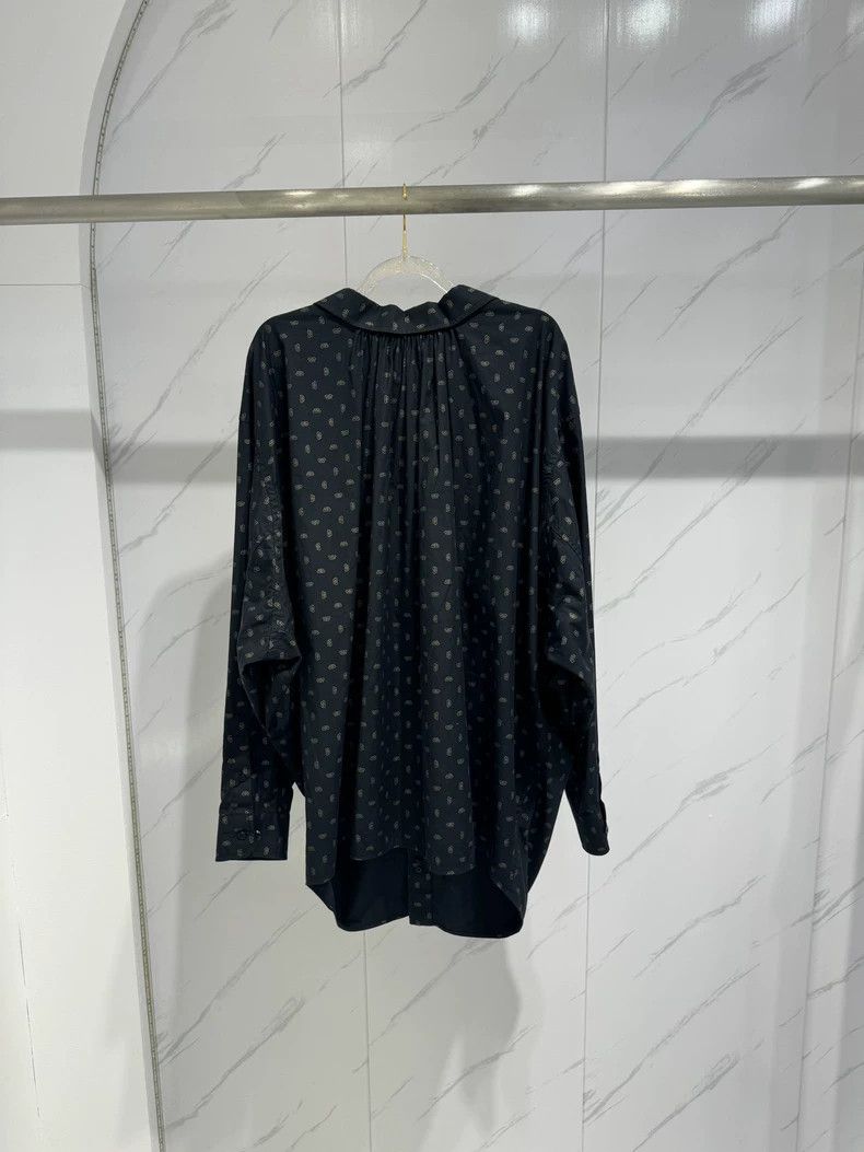 Balenciaga Balenciaga size 36 Logo Buckle Full Print Shirt Jacket Size S / US 4 / IT 40 - 2 Thumbnail