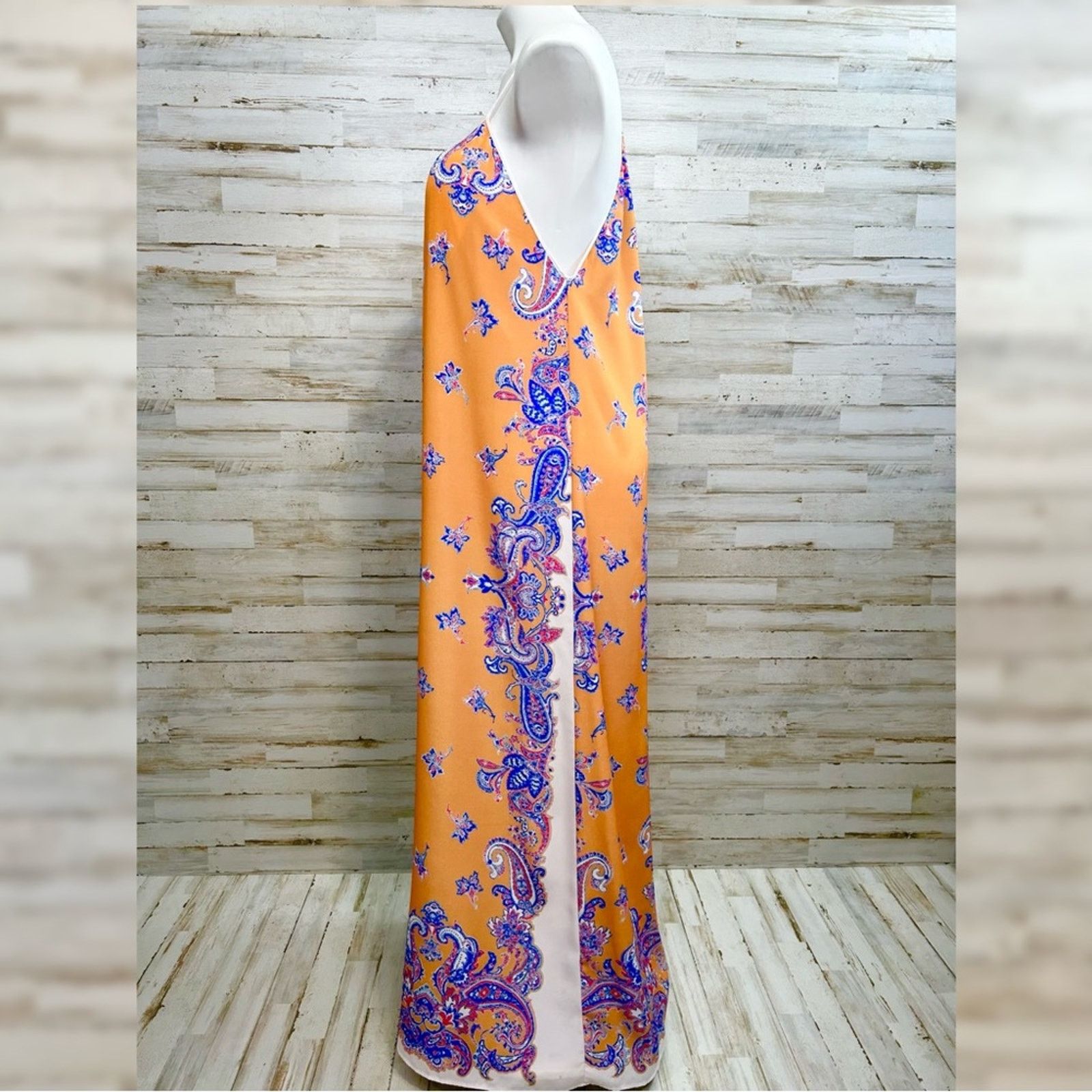 Clover Canyon Clover Canyon Halter Scarf Maxi Dress Size S Sleeveless Size S / US 4 / IT 40 - 5 Thumbnail