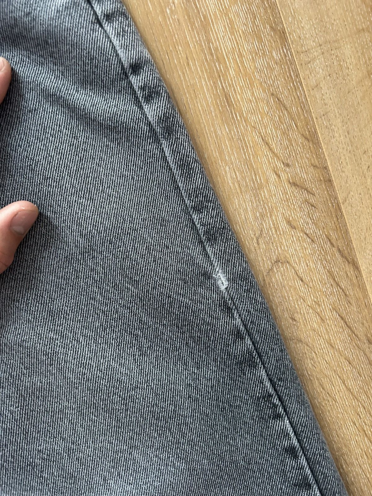 Levi's × Levi's Vintage Clothing × Vintage 🔥VINTAGE BAGGY LEVIS 615 ASH GRAY DENIM JEANS 1997🔥 Size US 38 / EU 54 - 9 Thumbnail