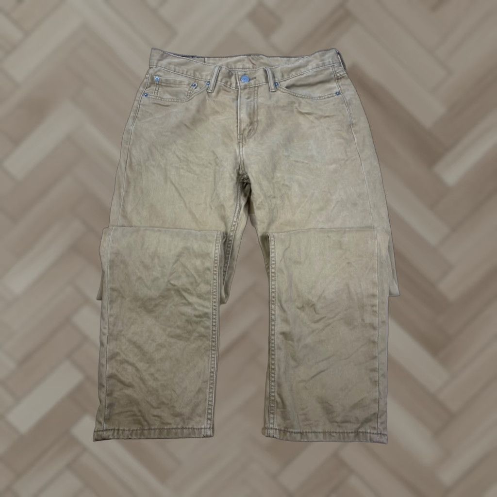 Levi's Levi's 514 Jeans Mens 32x31 Casual Straight Tan Beige Khaki #8283 Denim Regular Size US 32 / EU 48 - 1 Thumbnail