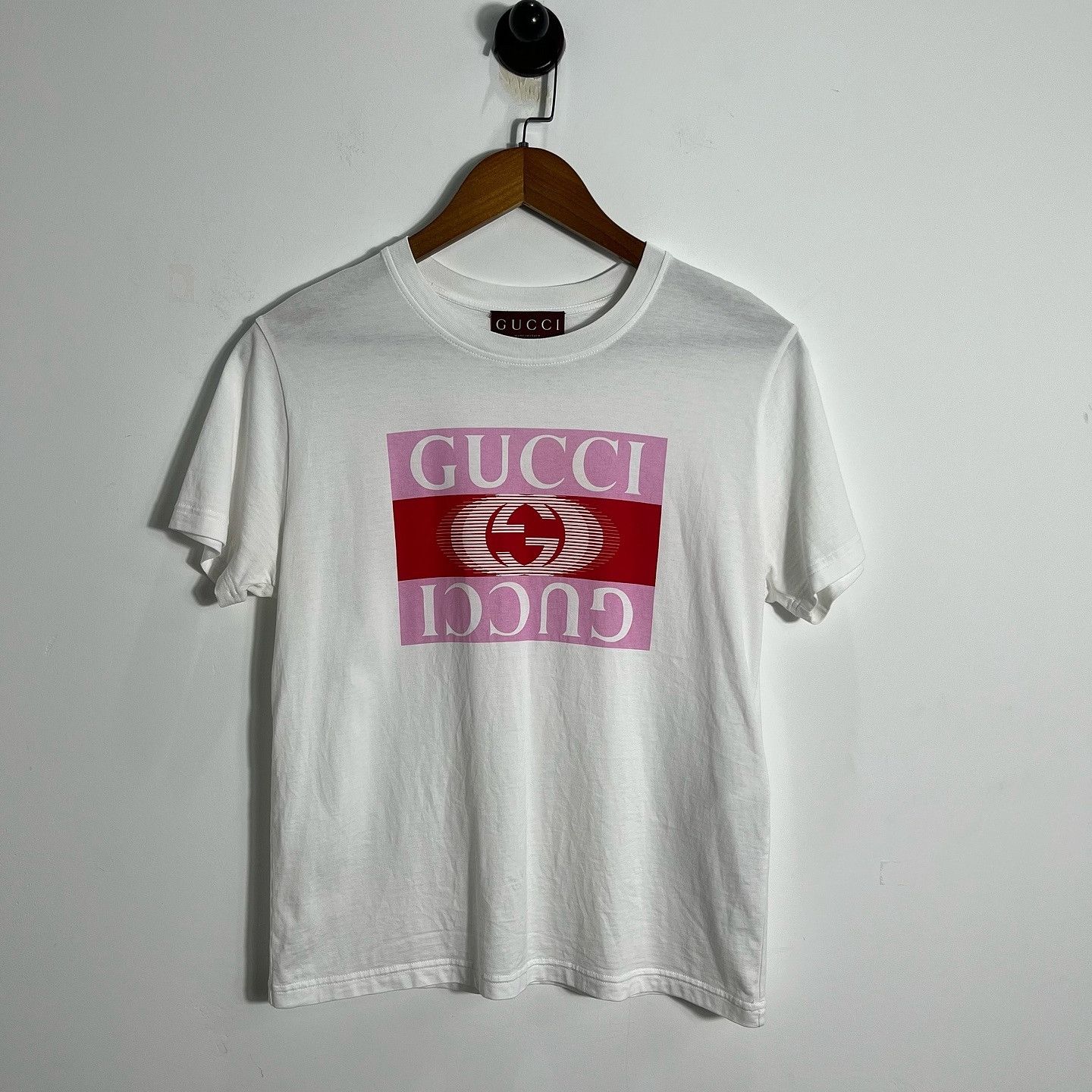 Gucci Gucci Logo Print T-Shirt Size L Size L / US 10 / IT 46 - 1 Thumbnail