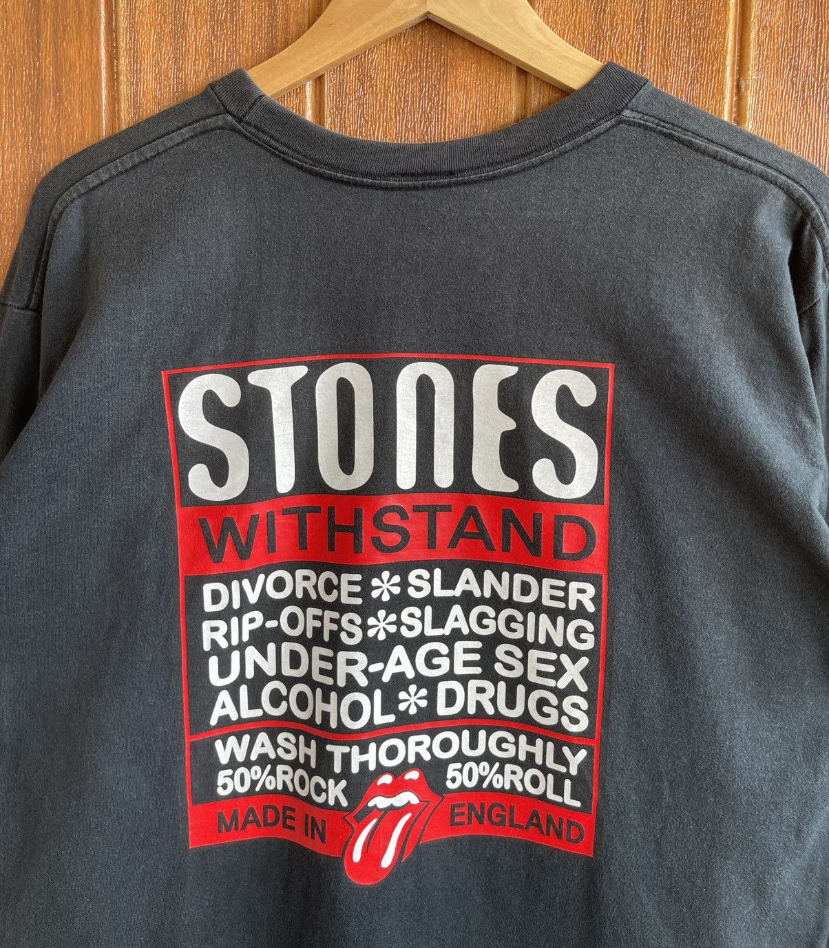 The Rolling Stones Vintage’90s🔥The Rolling Stones🔥Stones Withstand Longsleeve Size US L / EU 52-54 / 3 - 3 Thumbnail