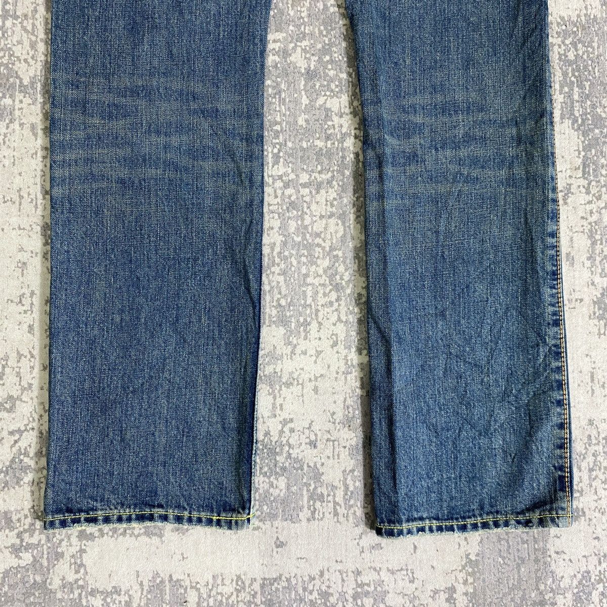 If Six Was Nine × Japanese Brand × Le Grande Bleu (L.G.B.) Vintage Cocolulu Raw Faded Jeans Size 32" / US 10 / IT 46 - 4 Thumbnail