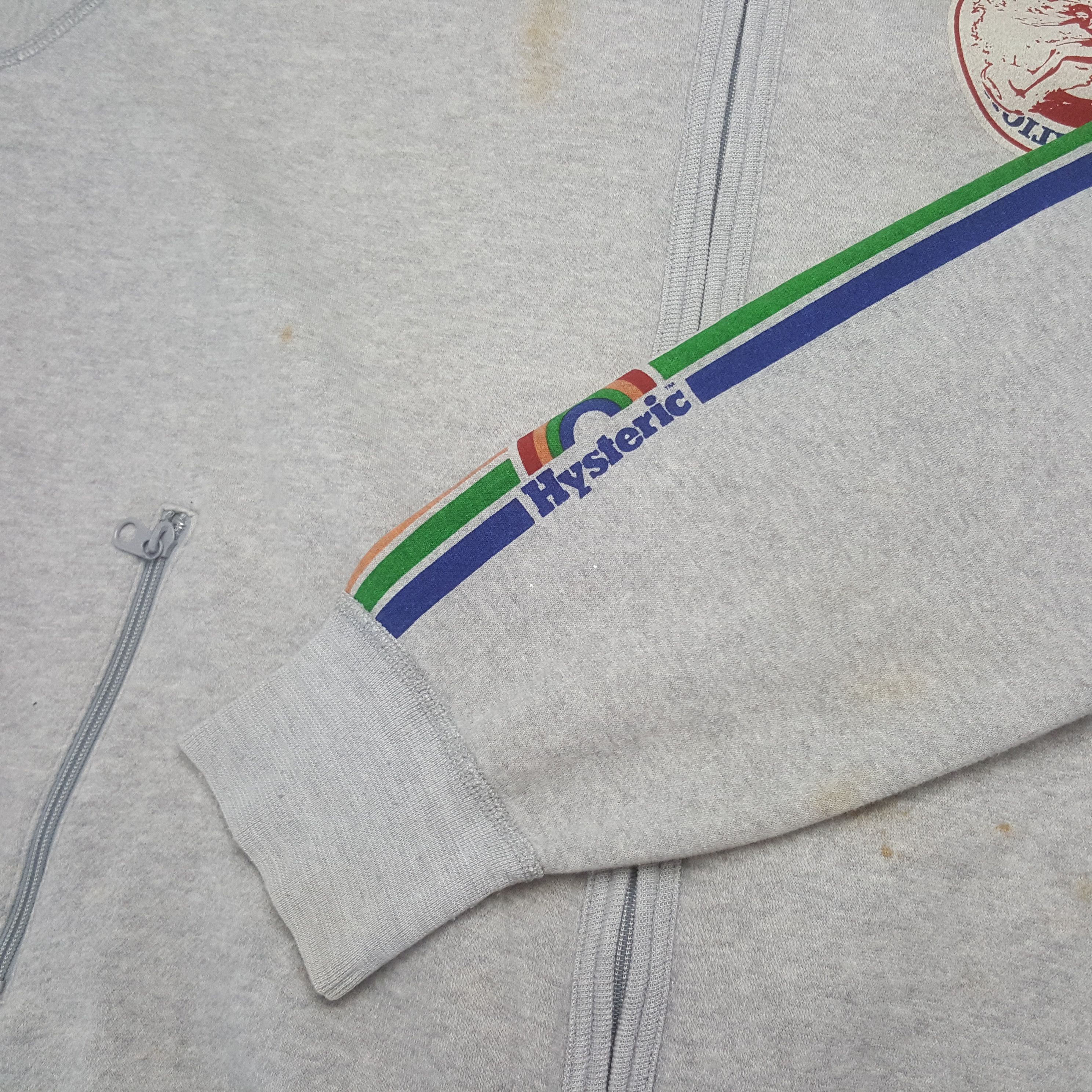 Hysteric Glamour × Japanese Brand × Vintage Vintage Hysteric Glamour Zipper Custom Art Sweater Size US M / EU 48-50 / 2 - 8 Thumbnail
