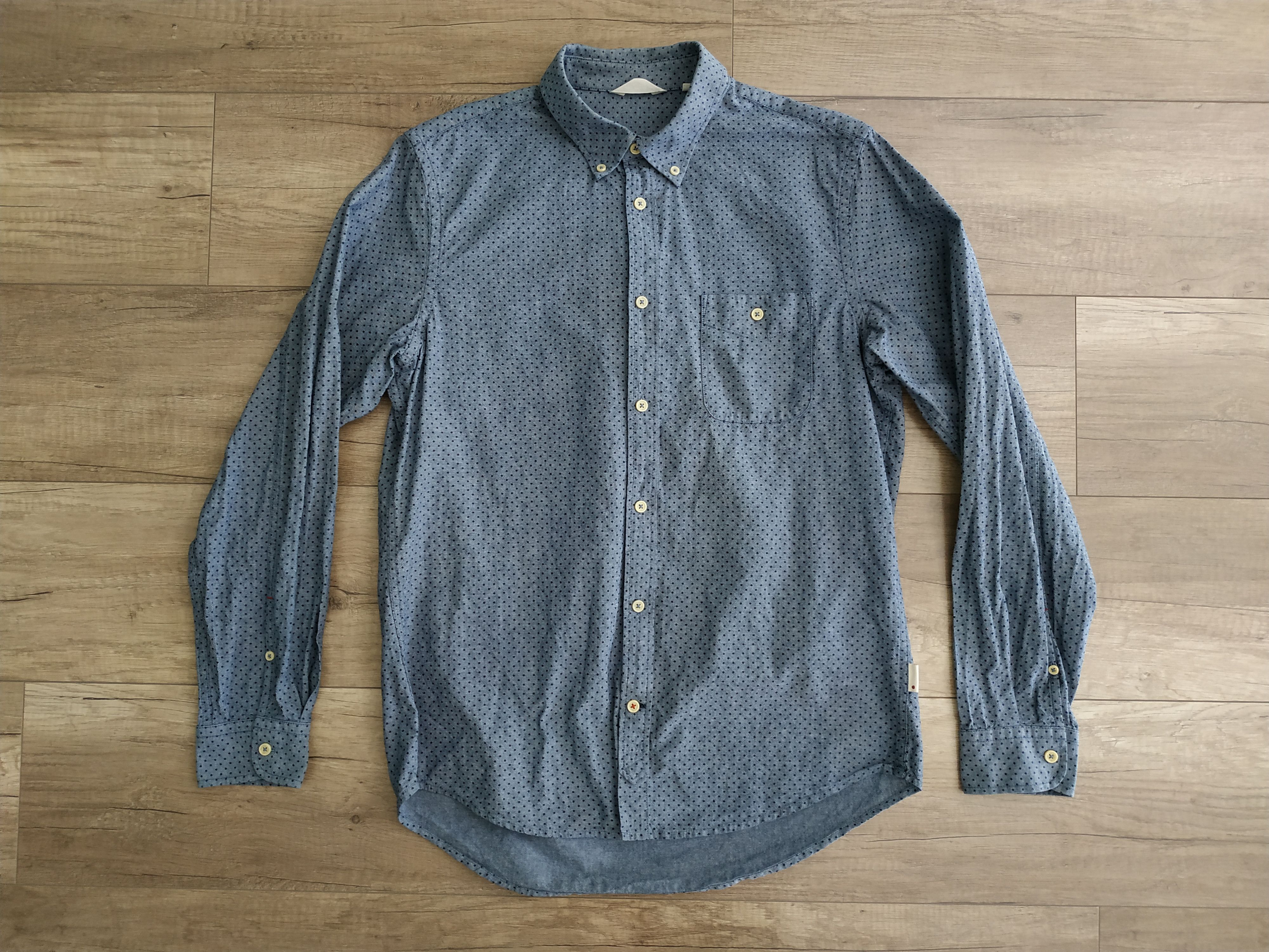 NN07 NN07 No Nationality Men's Vintage Button Up Shirt, s. LARGE Size US L / EU 52-54 / 3 - 2 Thumbnail