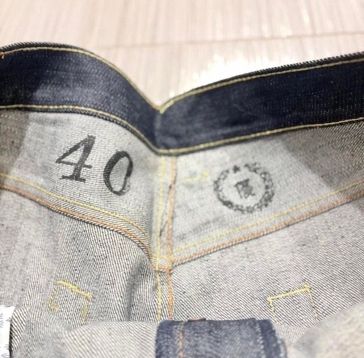Red Monkey Vintage Patchwork RMC Geisha Bondage denim shorts 34 Size US 40 / EU 56 - 6 Thumbnail