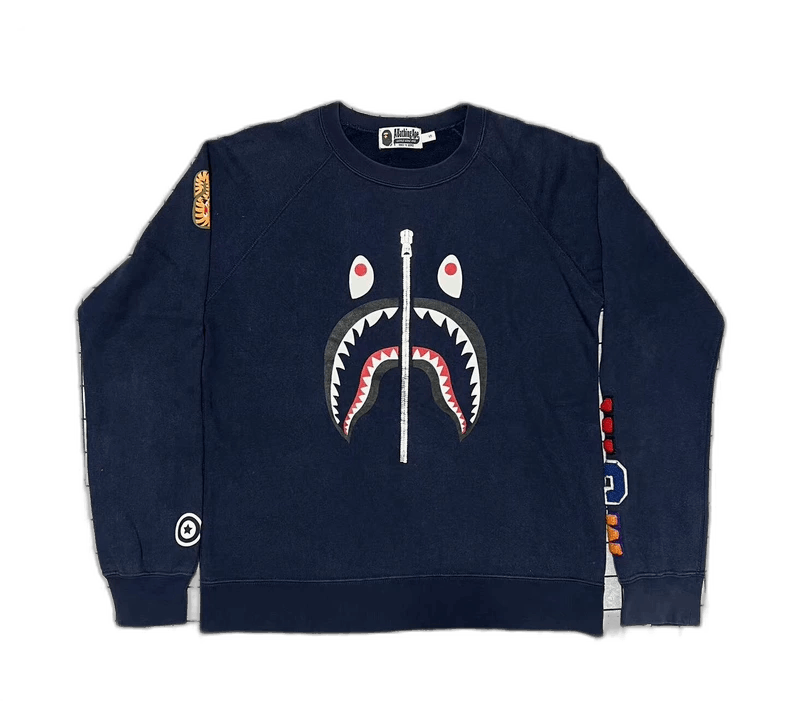 Bape BAPE Shark Hoodie Size S Non-Camouflage Size US S / EU 44-46 / 1 - 1 Thumbnail