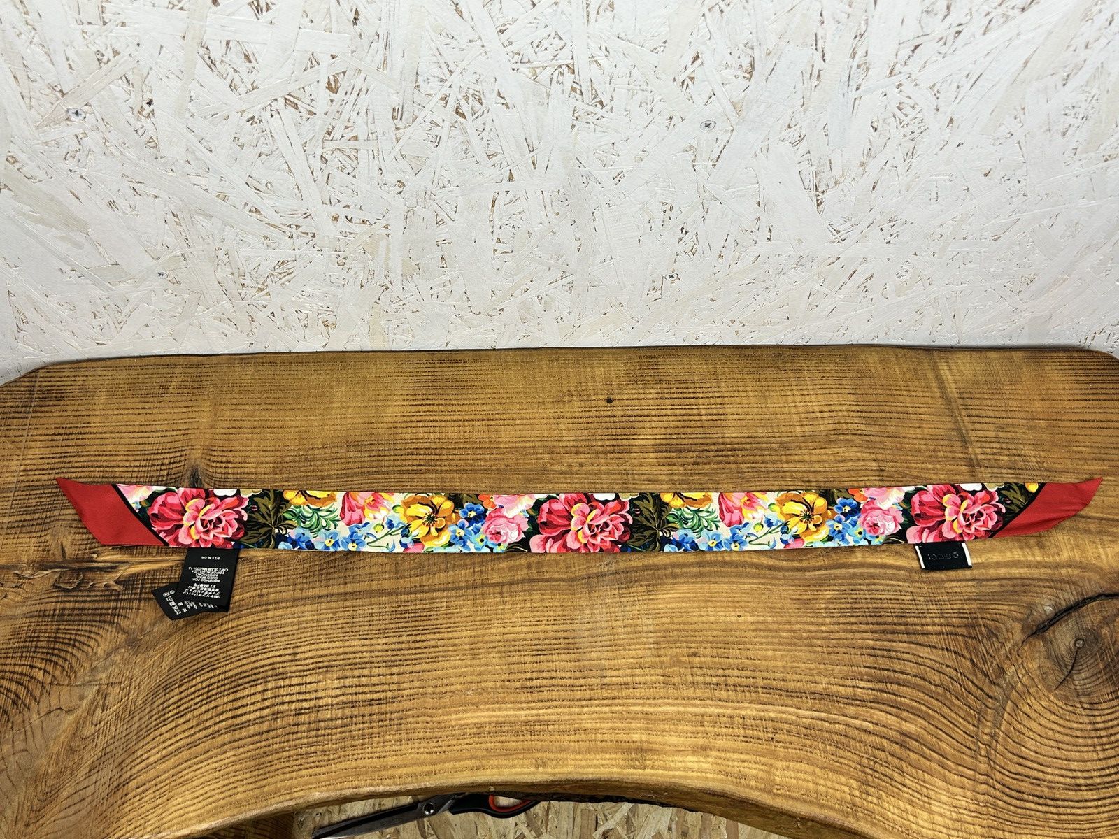 Gucci Gucci Silk Scarf Neck Bow Floral Flowers SS18 Limited Size ONE SIZE - 5 Thumbnail