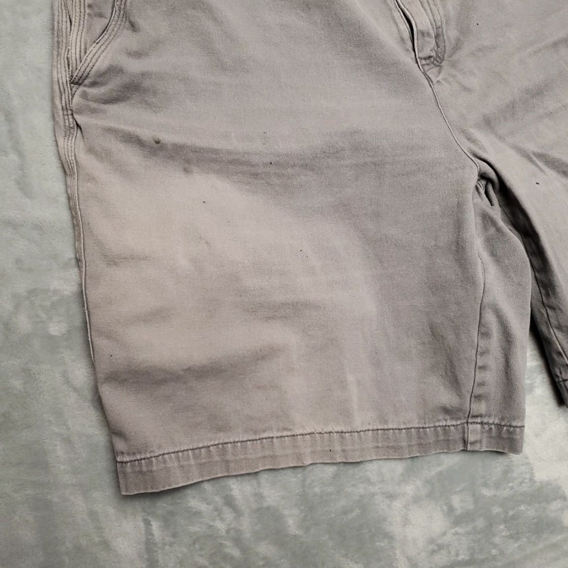 Vintage SCOTTeVEST Shorts Mens 40 Gray Chino Flat Front TEC Travel Hidden Pockets Casual Size US 40 / EU 56 - 3 Thumbnail