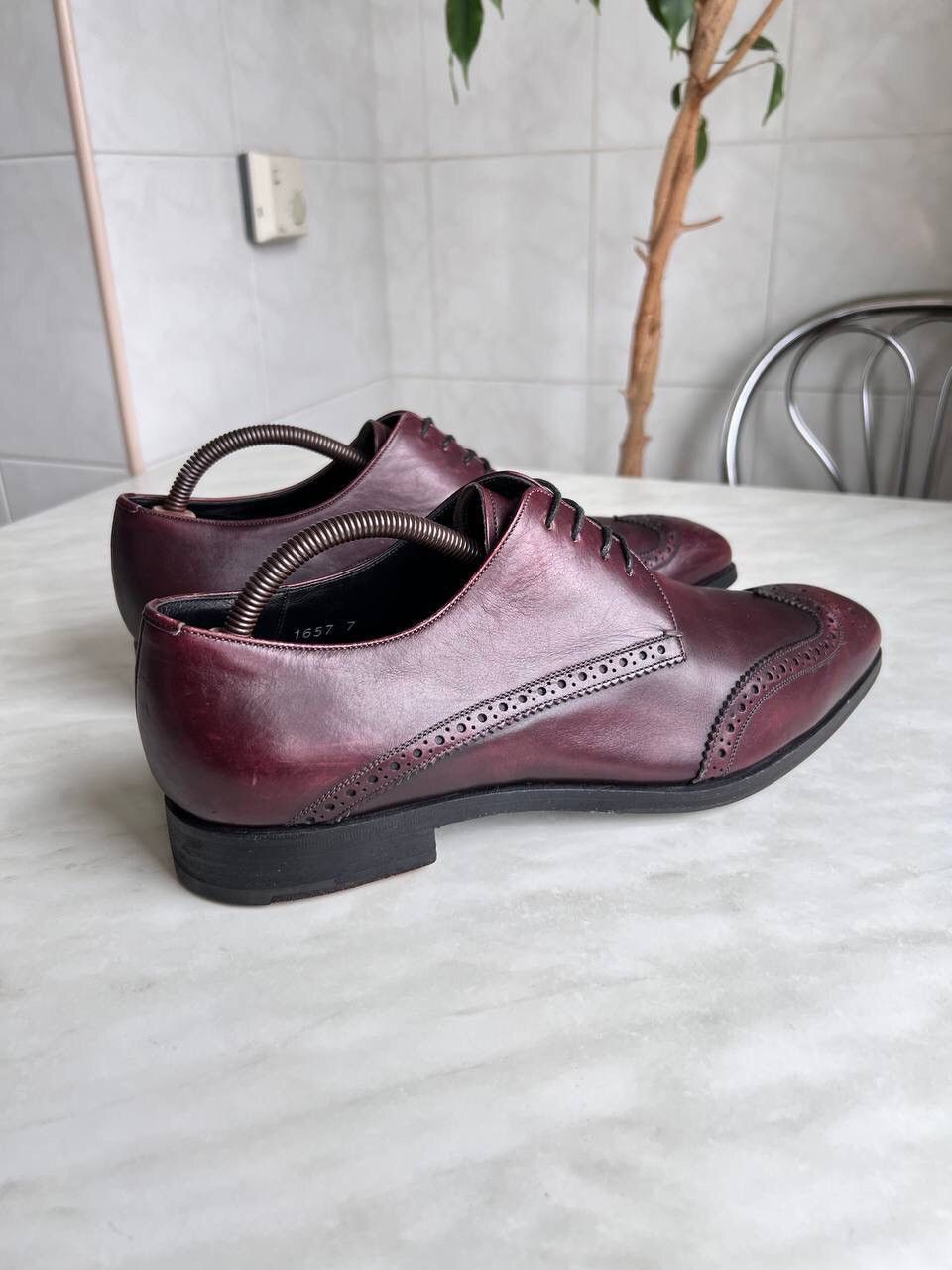 Prada × Vintage PRADA Brogue Oxfords Vintage y2k luxury grunge archive Size US 9 / EU 42 - 7 Thumbnail