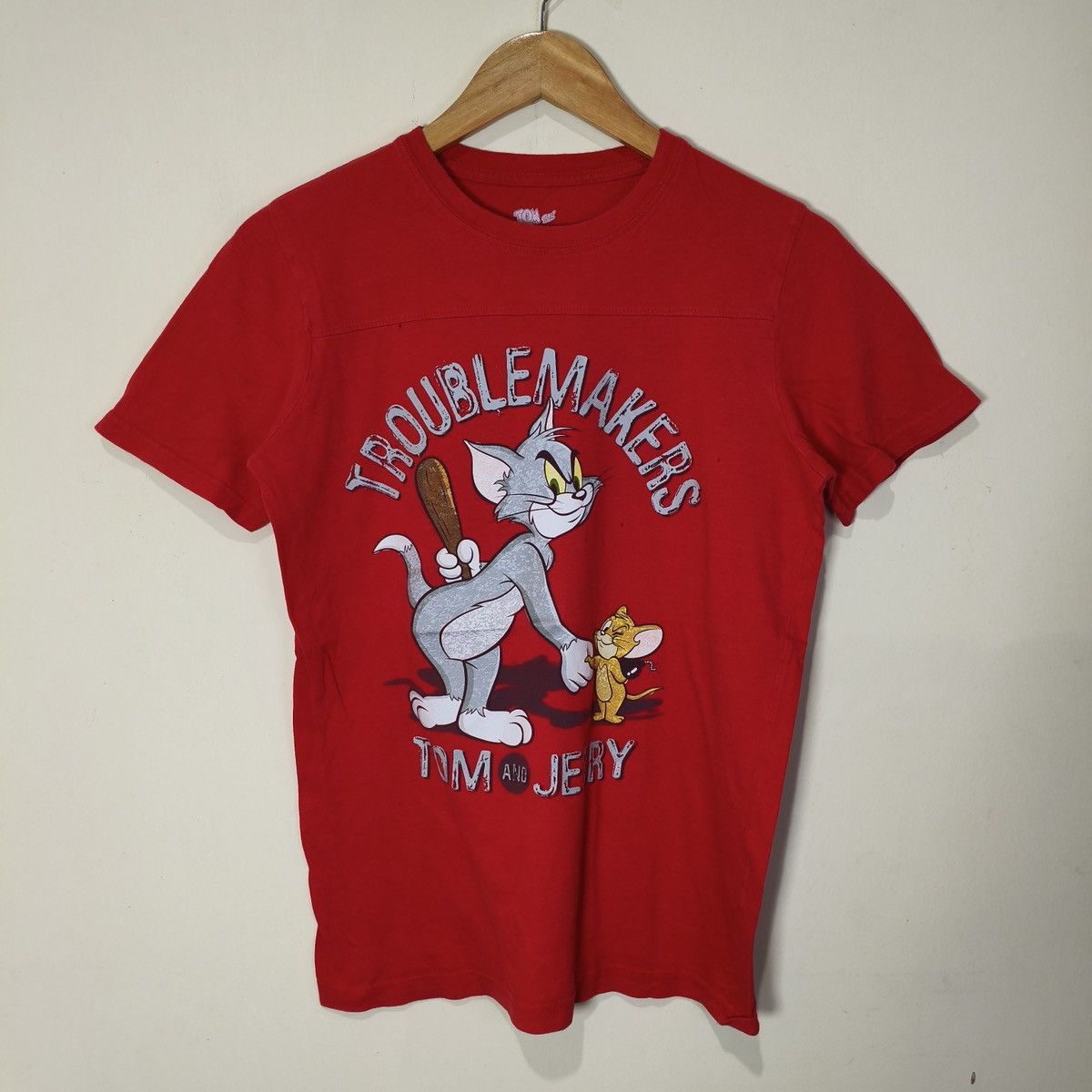 Cartoon Network Tom and Jerry Troublemakers Red T-shirt Size US XL / EU 56 / 4 - 1 Thumbnail