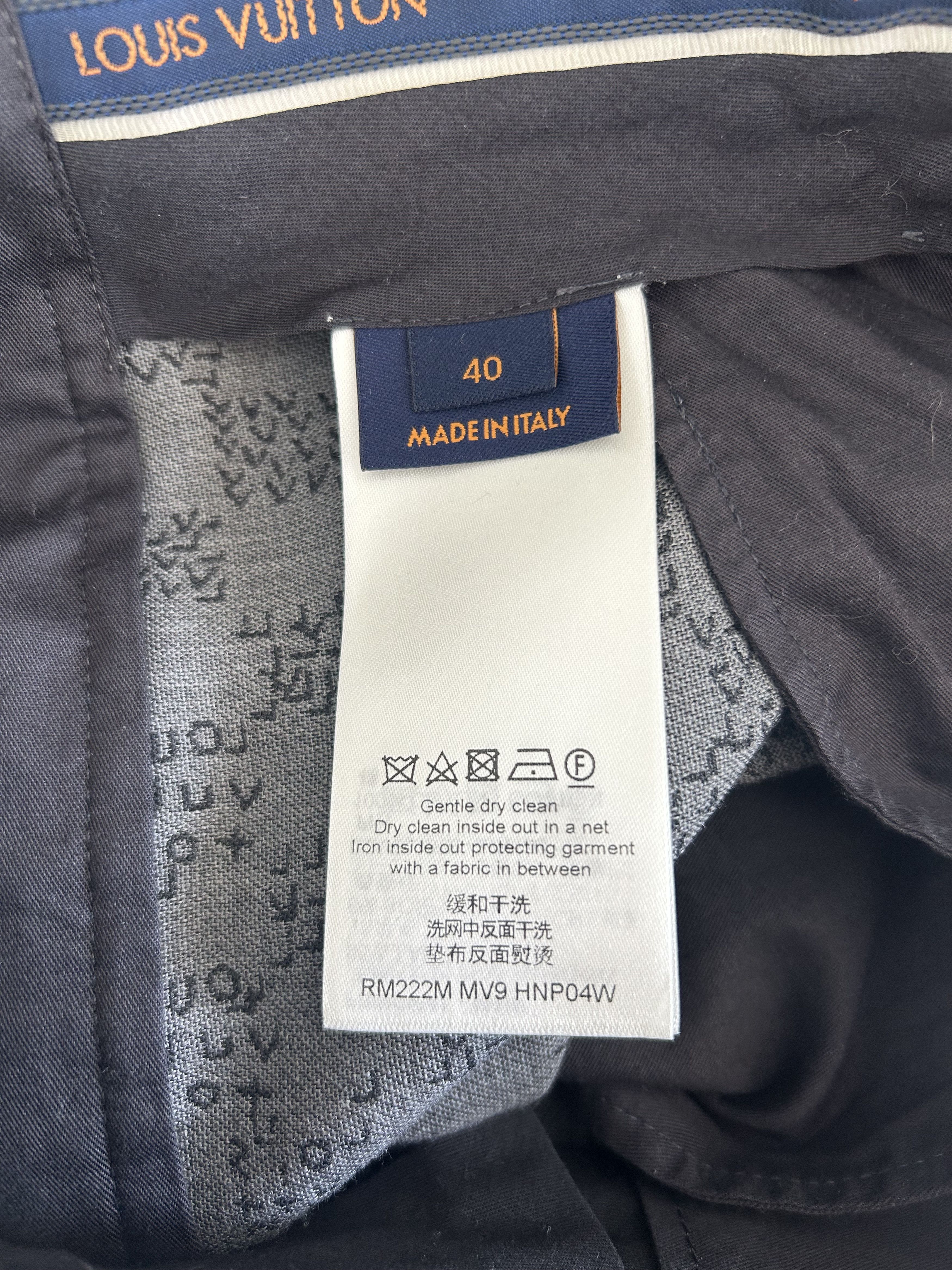 Louis Vuitton Louis Vuitton Grey & White LV Spread Trousers Size US 32 / EU 48 - 4 Thumbnail