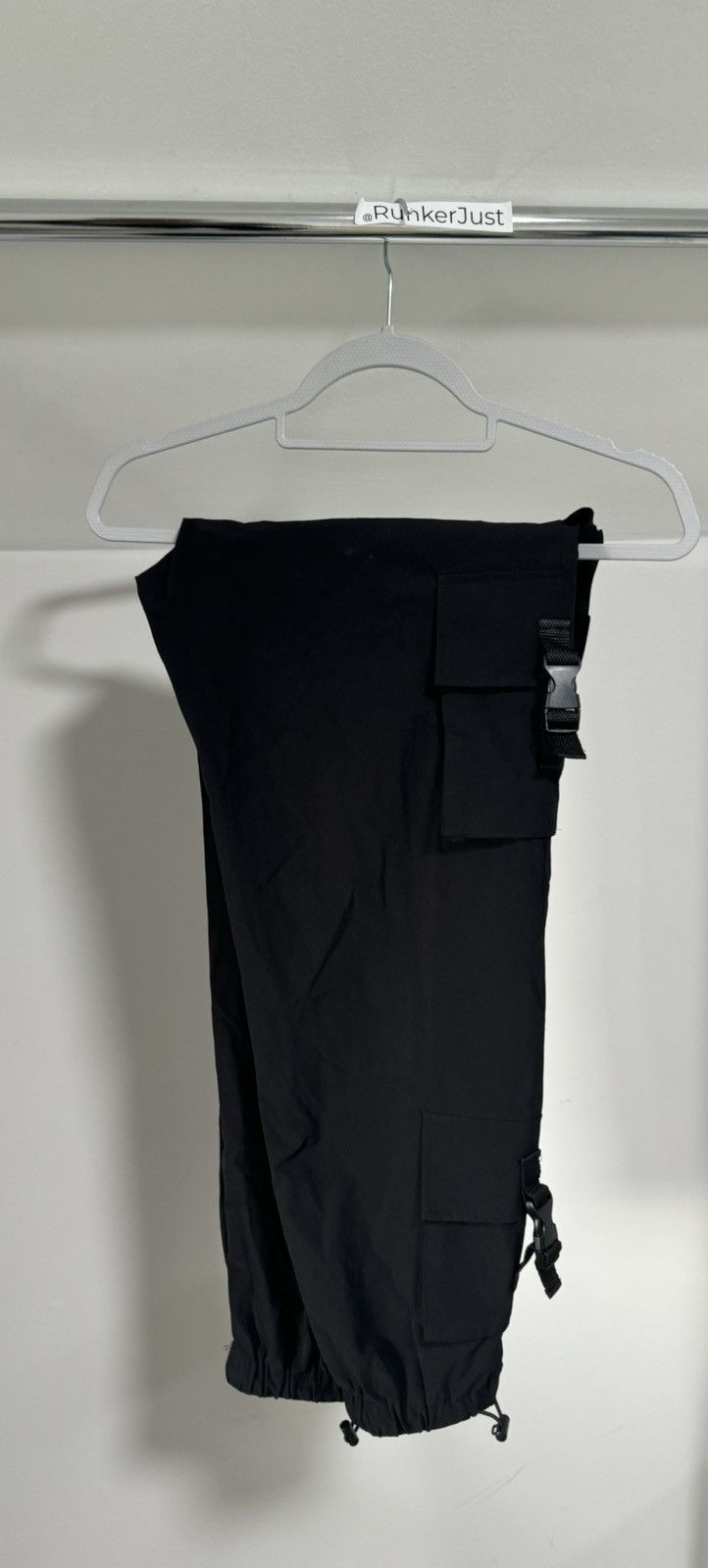 Japanese Brand Danke Schon - Black Cargo Pants Size US 30 / EU 46 - 3 Thumbnail