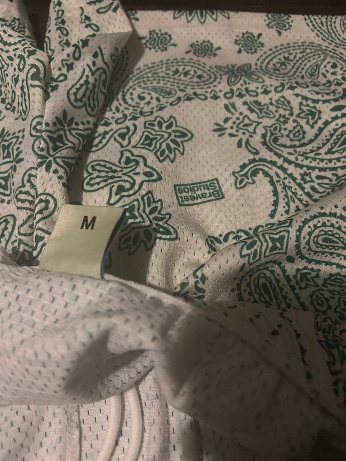 Bravest Studios Bravest Green Paisley Shorts Size US 32 / EU 48 - 4 Thumbnail