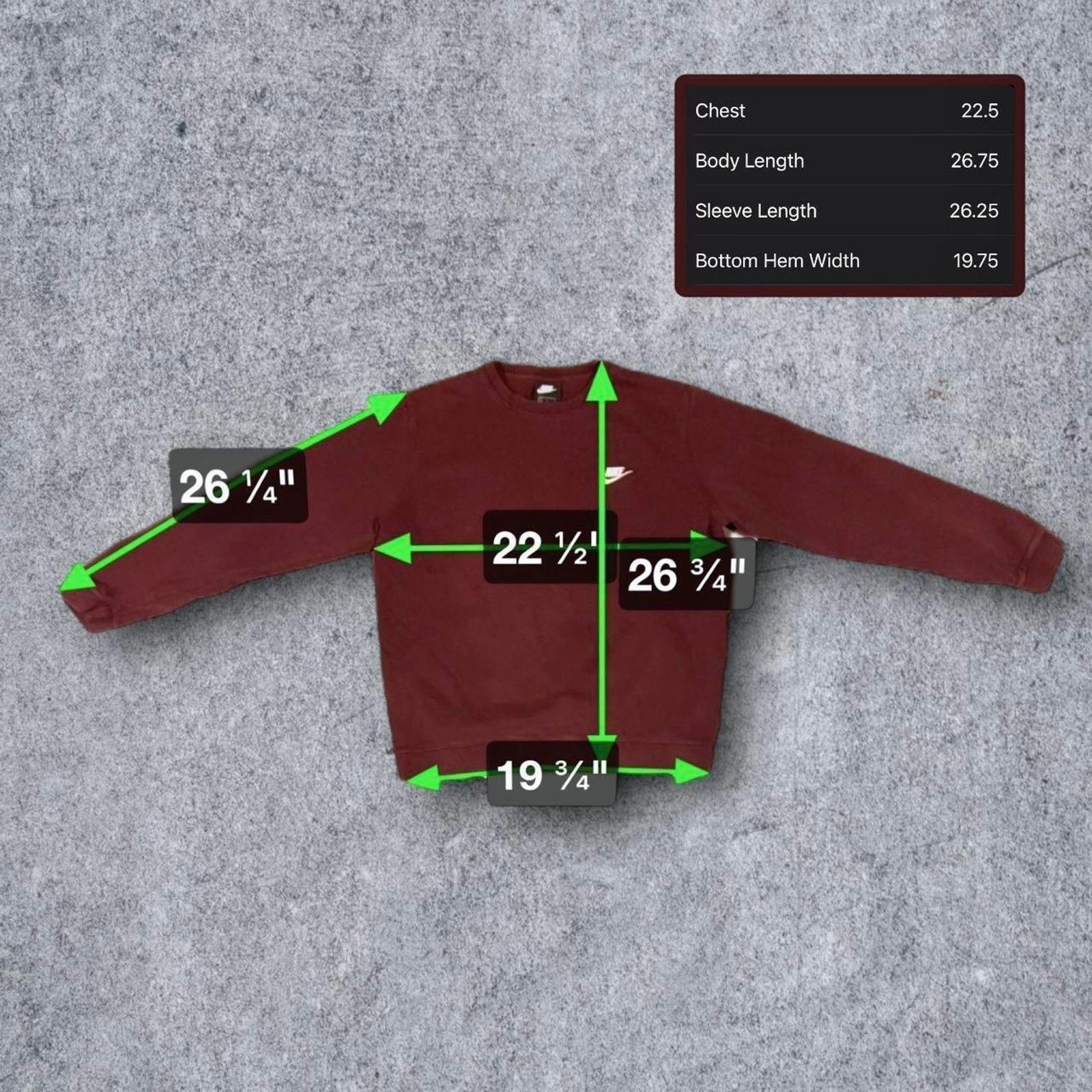 Nike Nike Club Sports / Athletic Wear Burgundy Vintage Sweatshirt Size US L / EU 52-54 / 3 - 5 Thumbnail