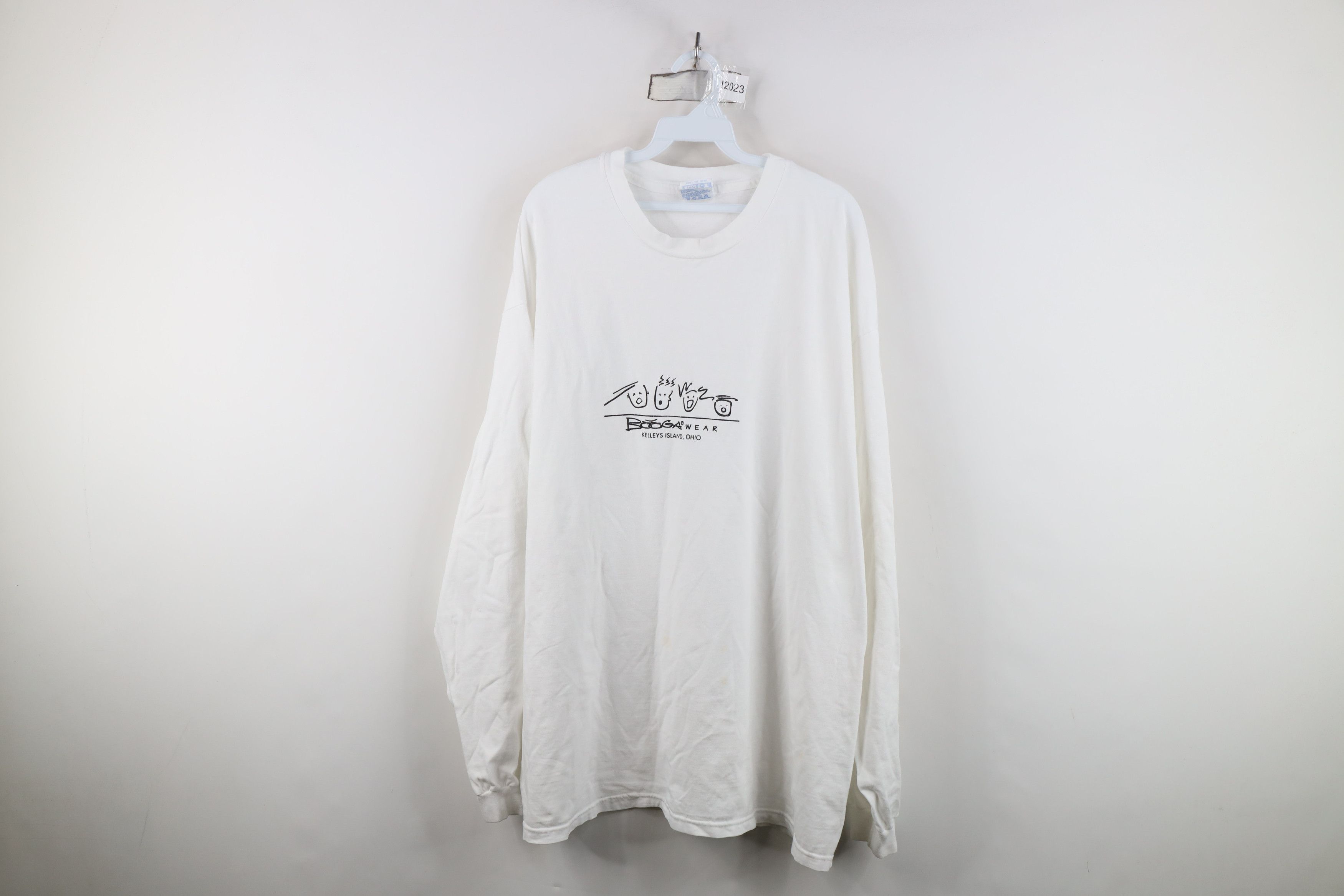 Vintage Vintage 90s Streetwear Island Ohio Long Sleeve T-Shirt Size US XXL / EU 58 / 5 - 1 Thumbnail