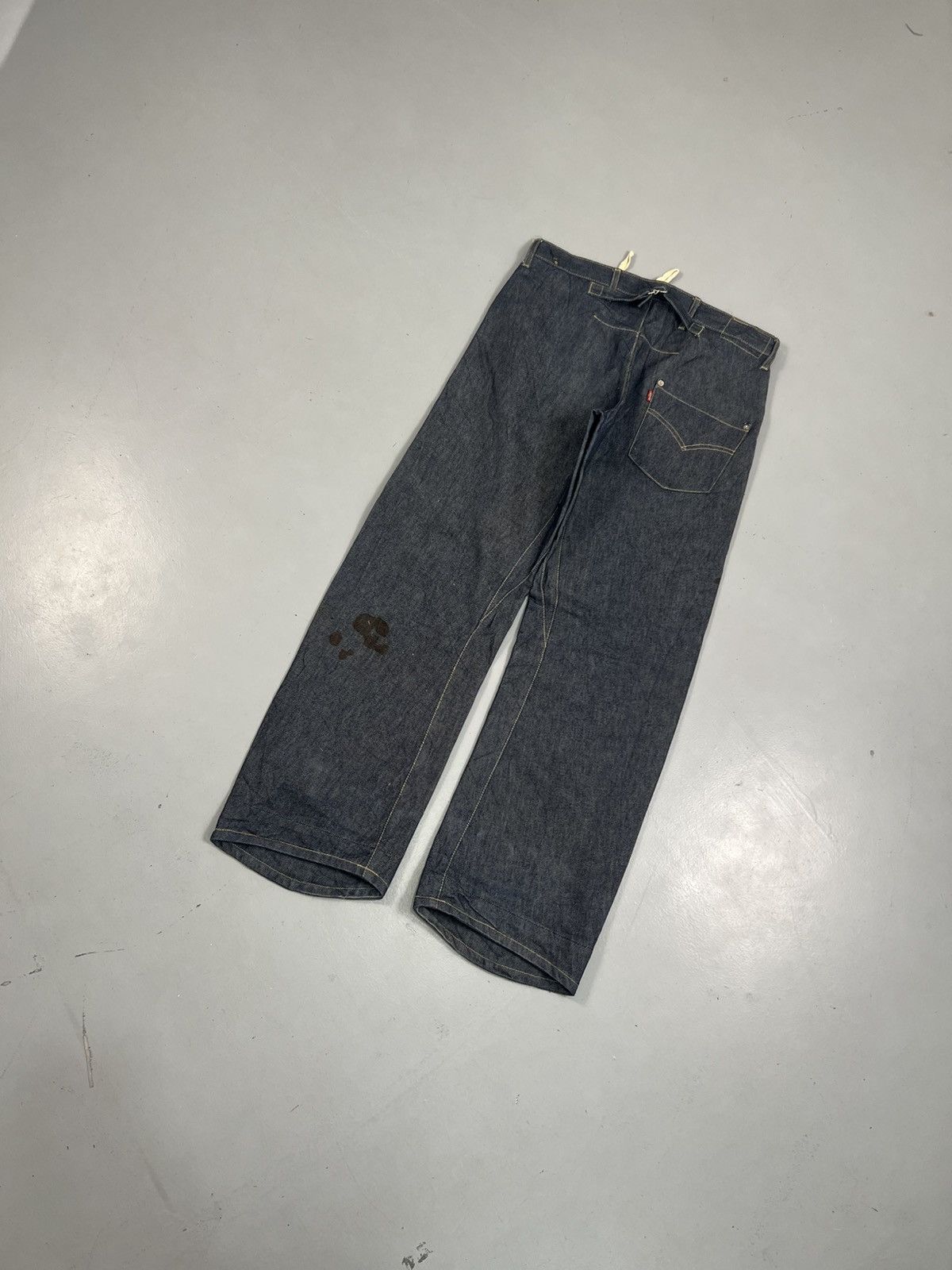 Levi's Vintage Levi’s engineer jeans buckle belt denim Size US 32 / EU 48 - 1 Thumbnail