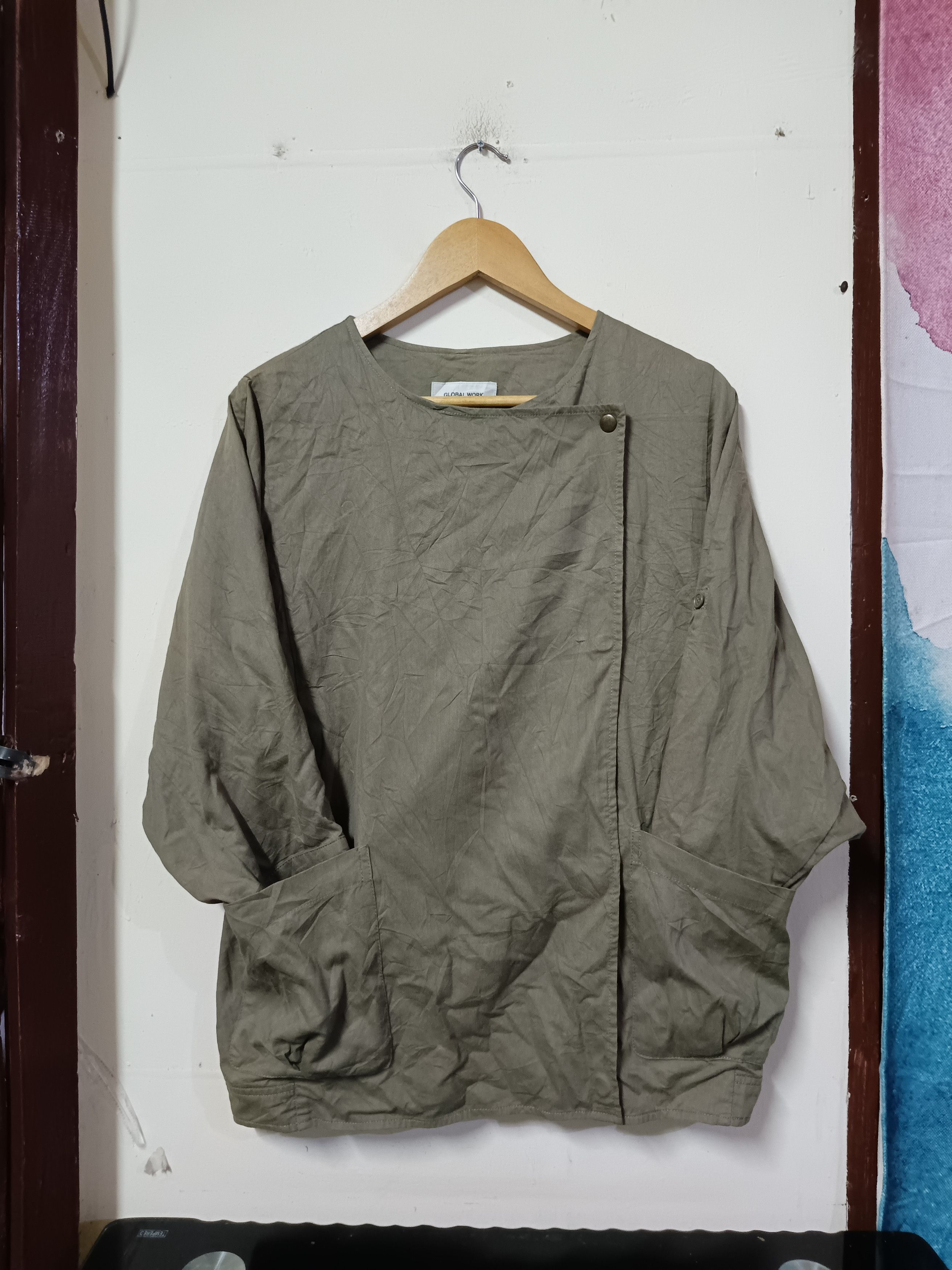 Global Work Global work military style jacket Size US M / EU 48-50 / 2 - 2 Thumbnail