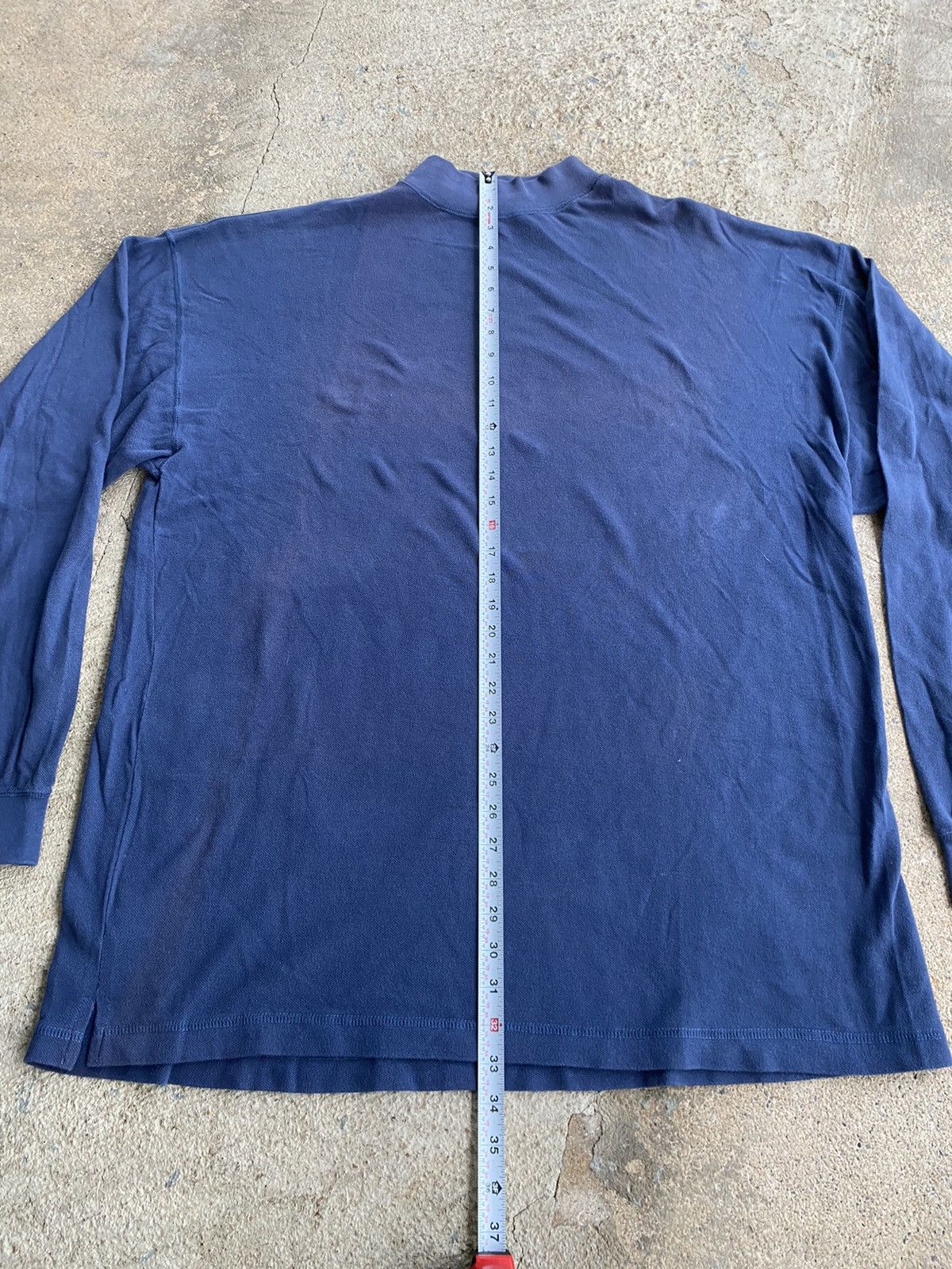 Givenchy × Vintage Vintage 90’s Givenchy Mock Neck Longsleeve Sun Faded Shirt Size US XL / EU 56 / 4 - 8 Thumbnail