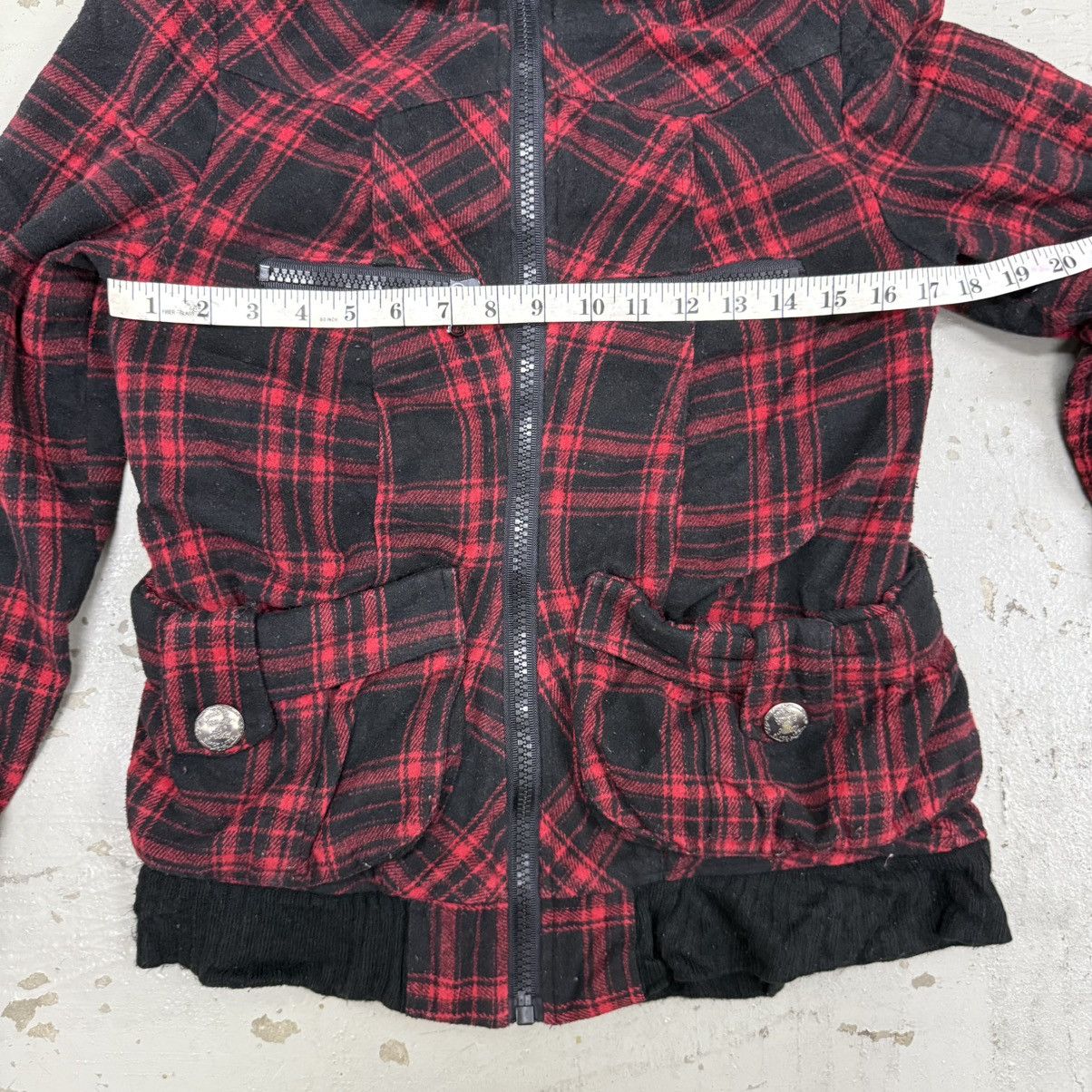 Beauty Beast Seditionaries Punk Gothic Tartan Red Sherpa Shearling Jacket Size US S / EU 44-46 / 1 - 12 Thumbnail