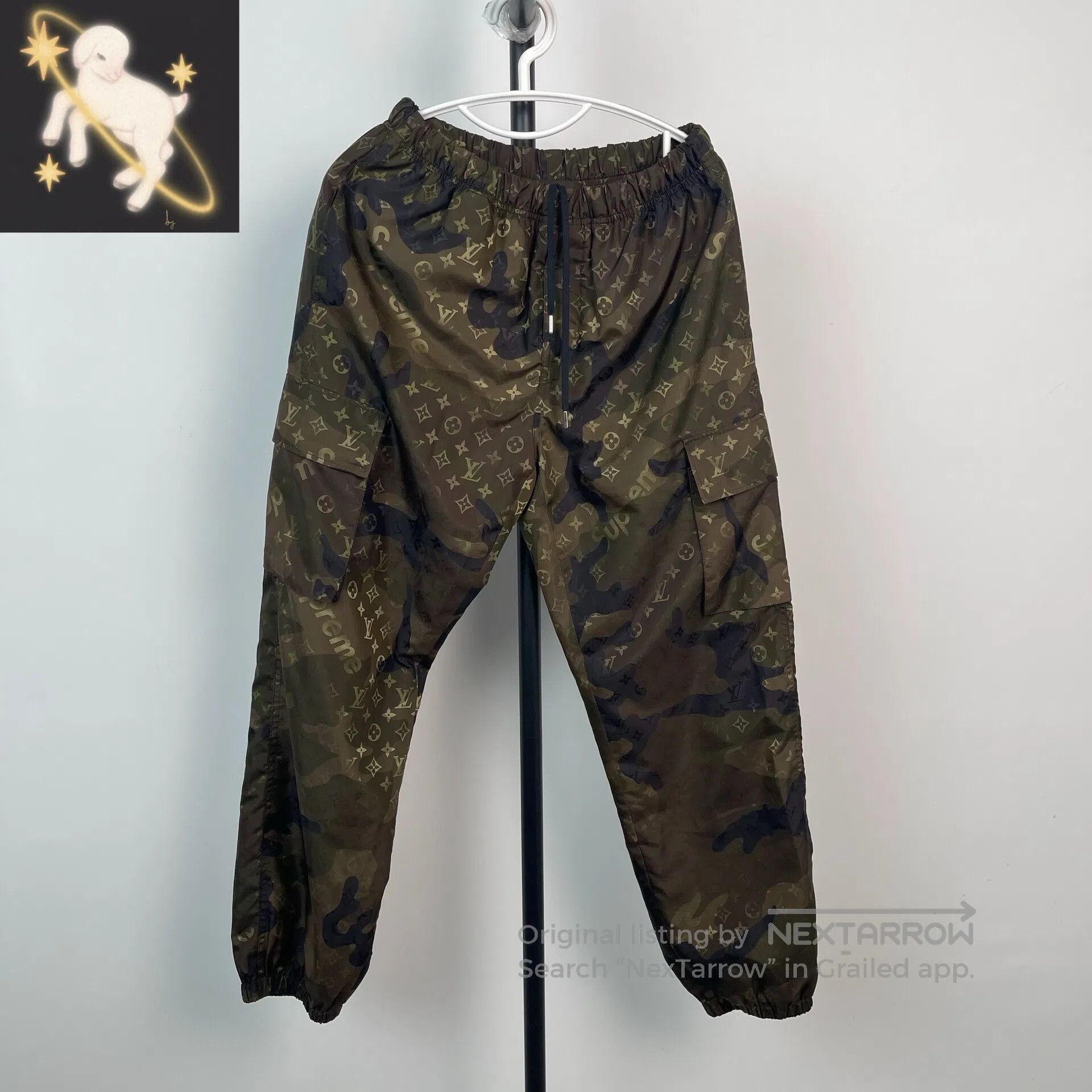 Louis Vuitton Louis Vuitton Camouflage Printed Logo Waterproof Pants Siz Size US 36 / EU 52 - 1 Thumbnail