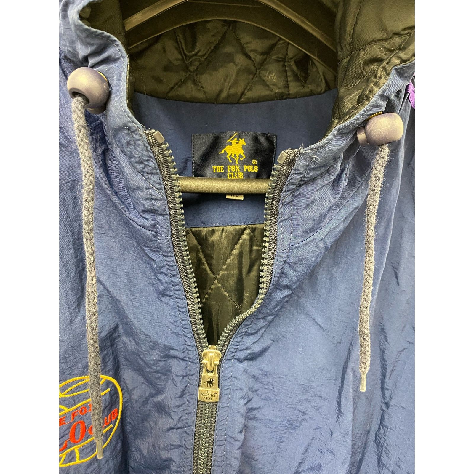 Unknown London The Fox Polo club Bomber Jacket Navy Blue Size US XL / EU 56 / 4 - 10 Thumbnail