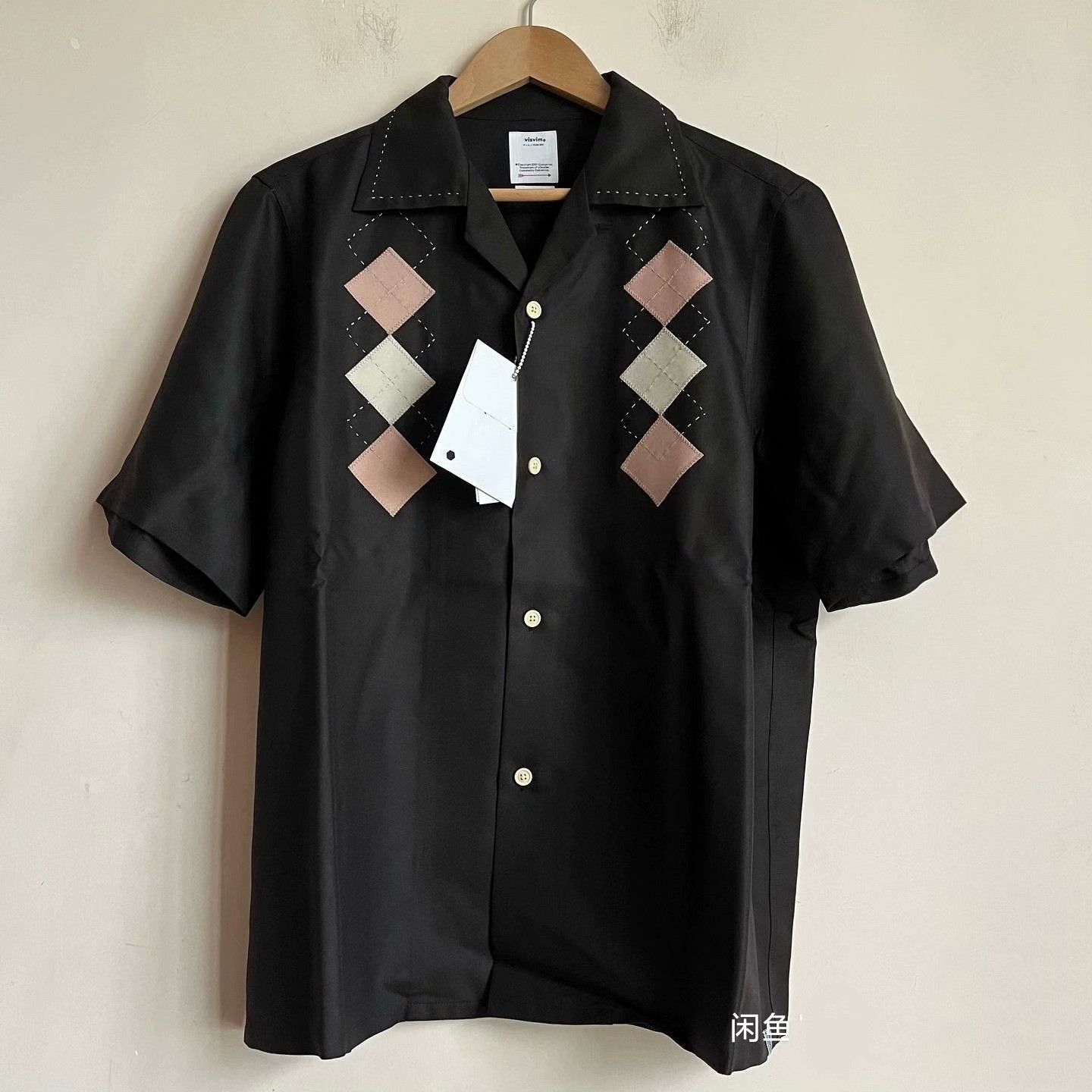 Visvim visvim KEESEY S/S Shirt with Argyle Patches Size US M / EU 48-50 / 2 - 1 Thumbnail