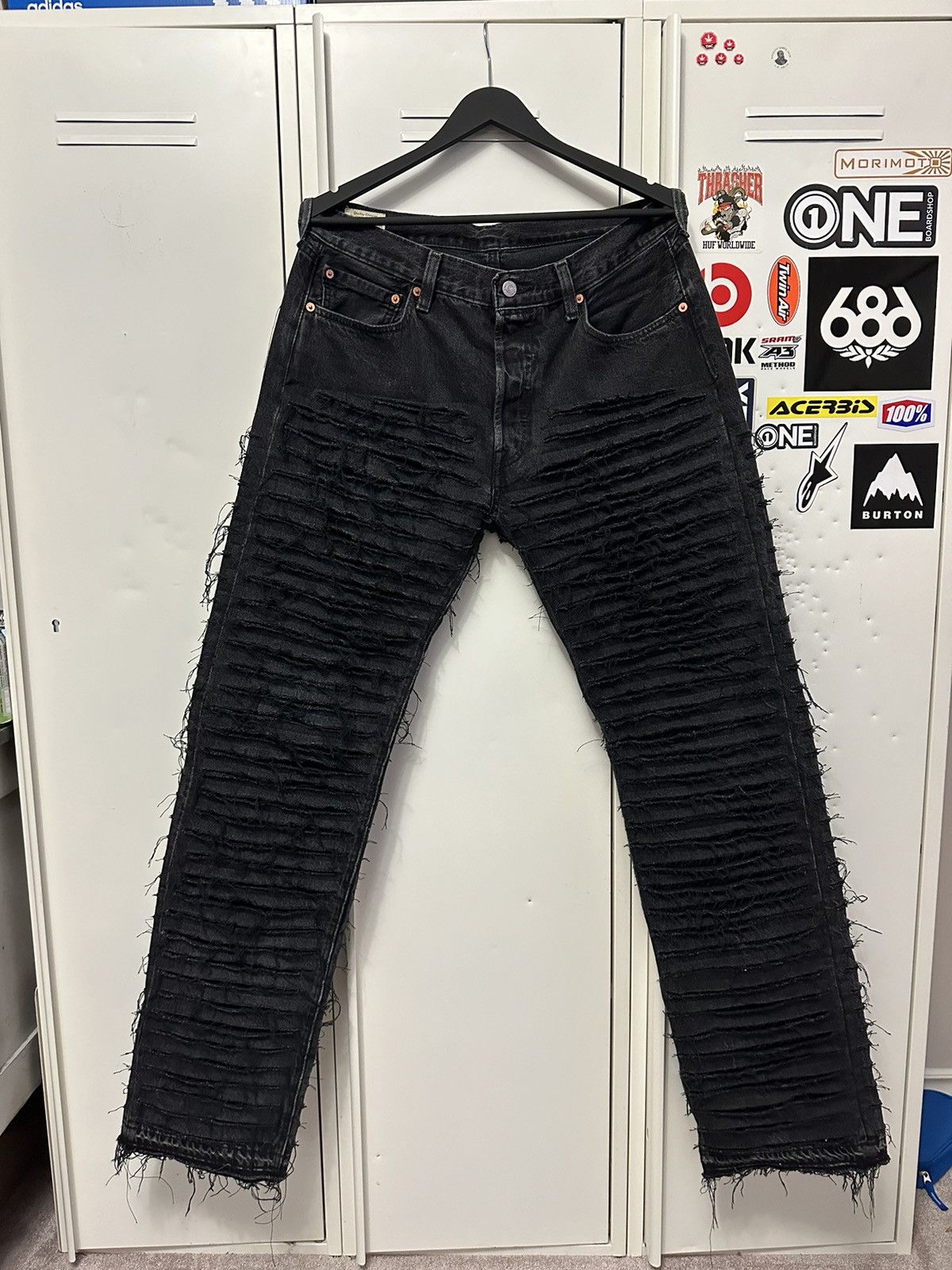 Levi's Black distressed Levi Size US 34 / EU 50 - 1 Thumbnail