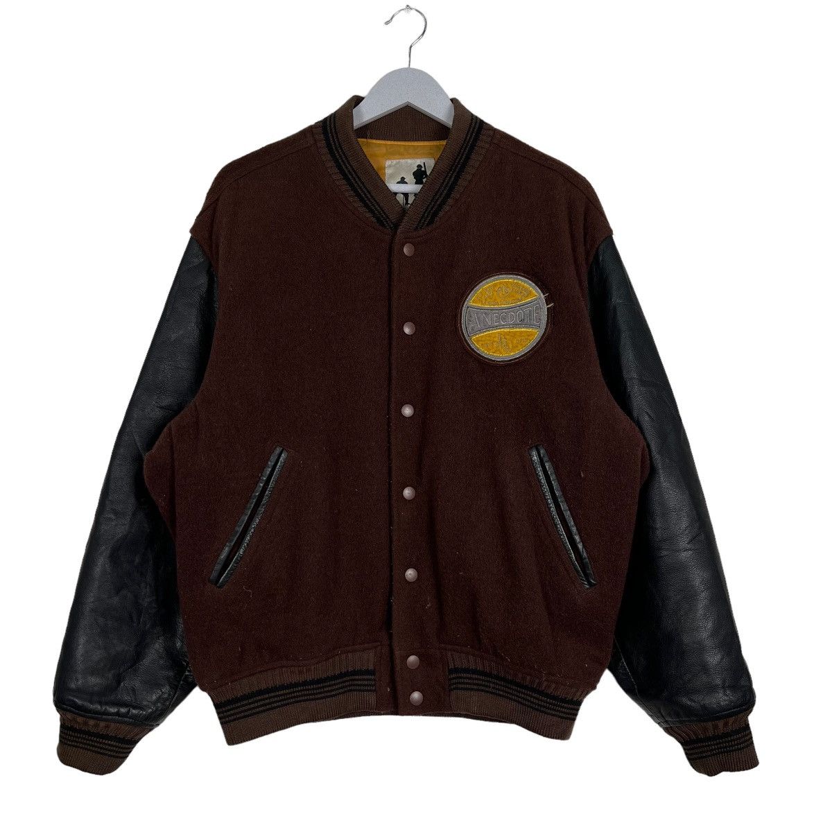 Japanese Brand 🔥 VINTAGE ANECDOTE VARSITY BOMBER JACKET Size US L / EU 52-54 / 3 - 3 Thumbnail