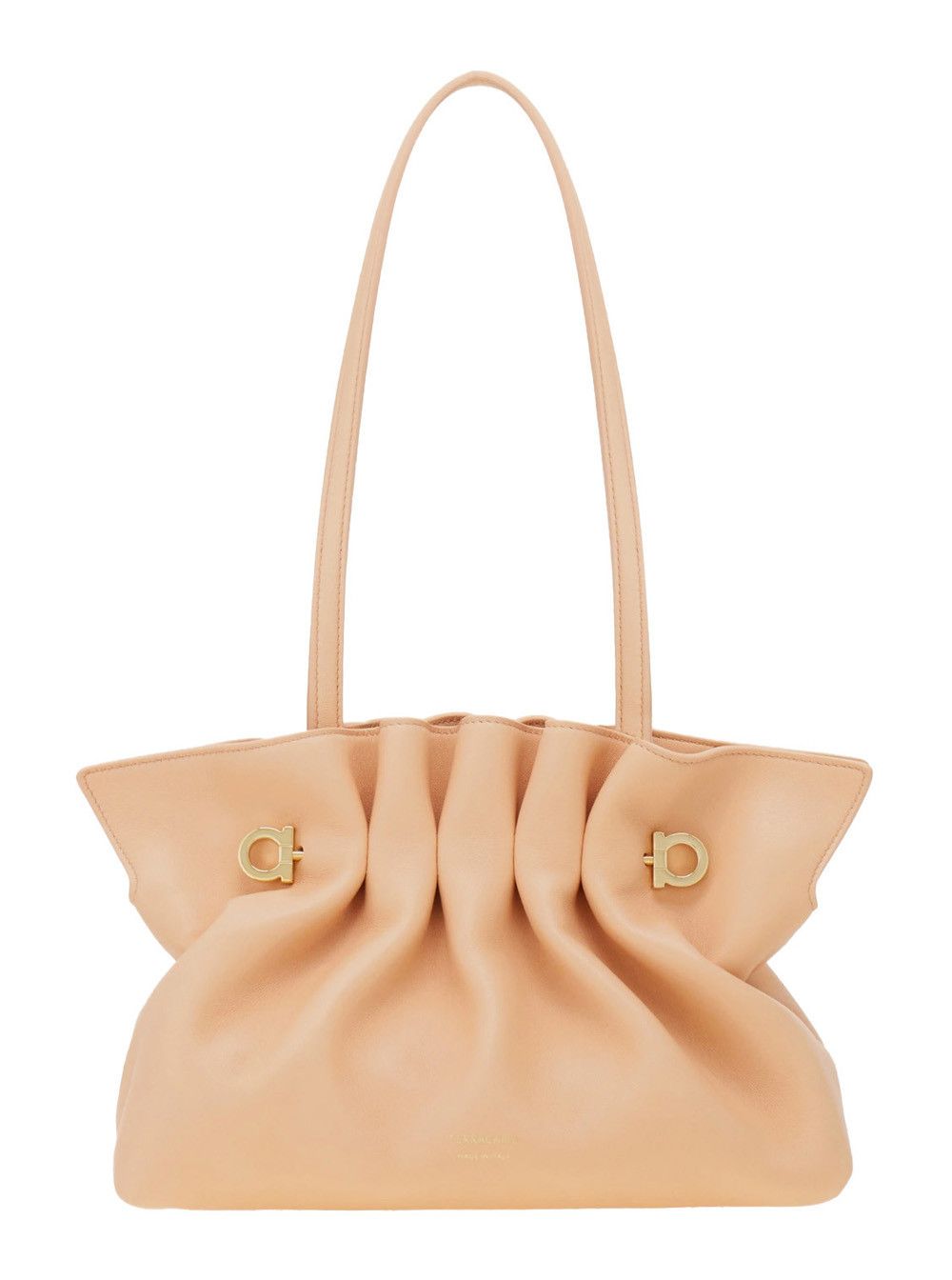 Salvatore Ferragamo Pink Crossbody Bag with Chain-Link Handle and Gancini Plaque on the Front in Leather Woman Size ONE SIZE - 1 Thumbnail