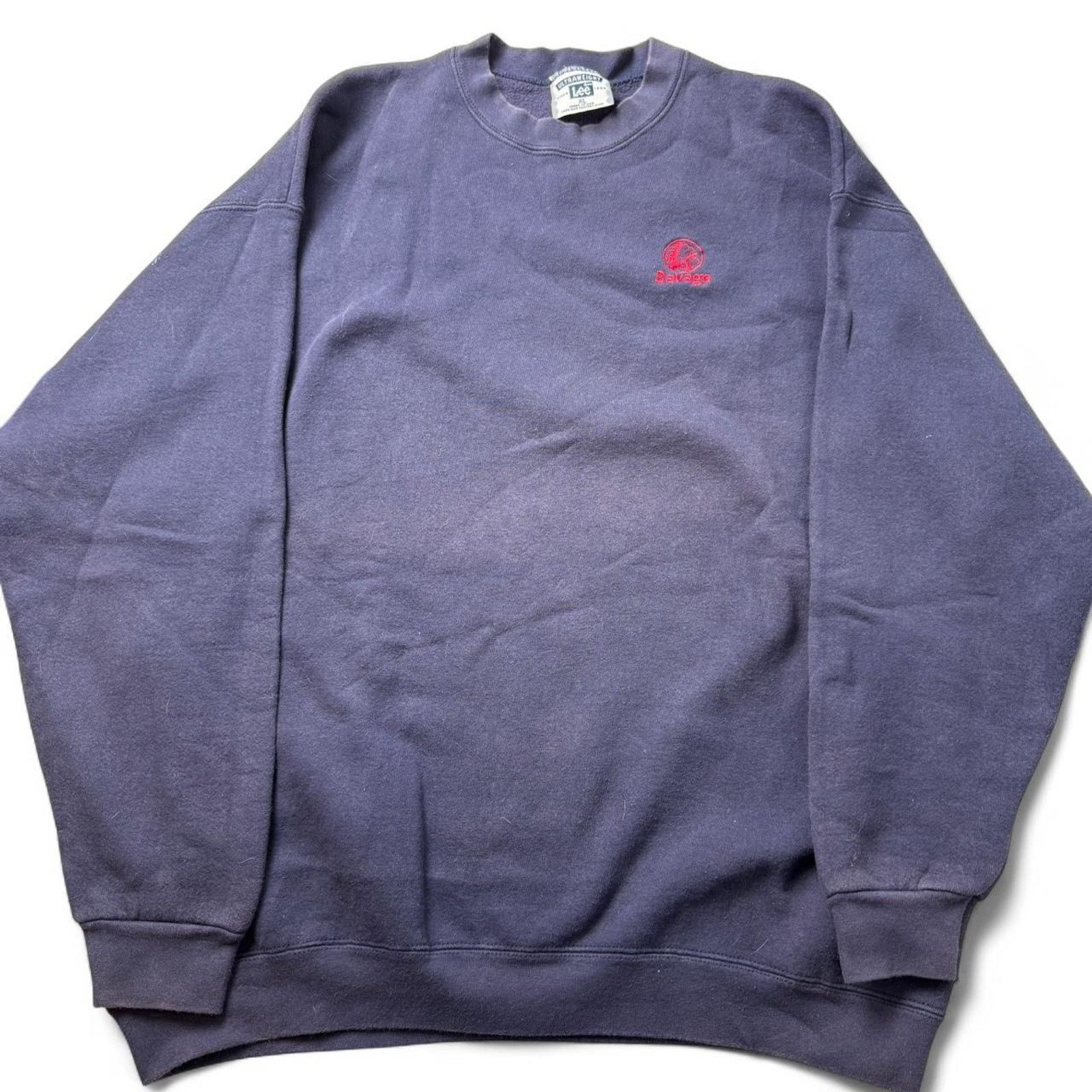 Lee Grey vintage lee crewneck sweatshirt Size US XL / EU 56 / 4 - 1 Thumbnail