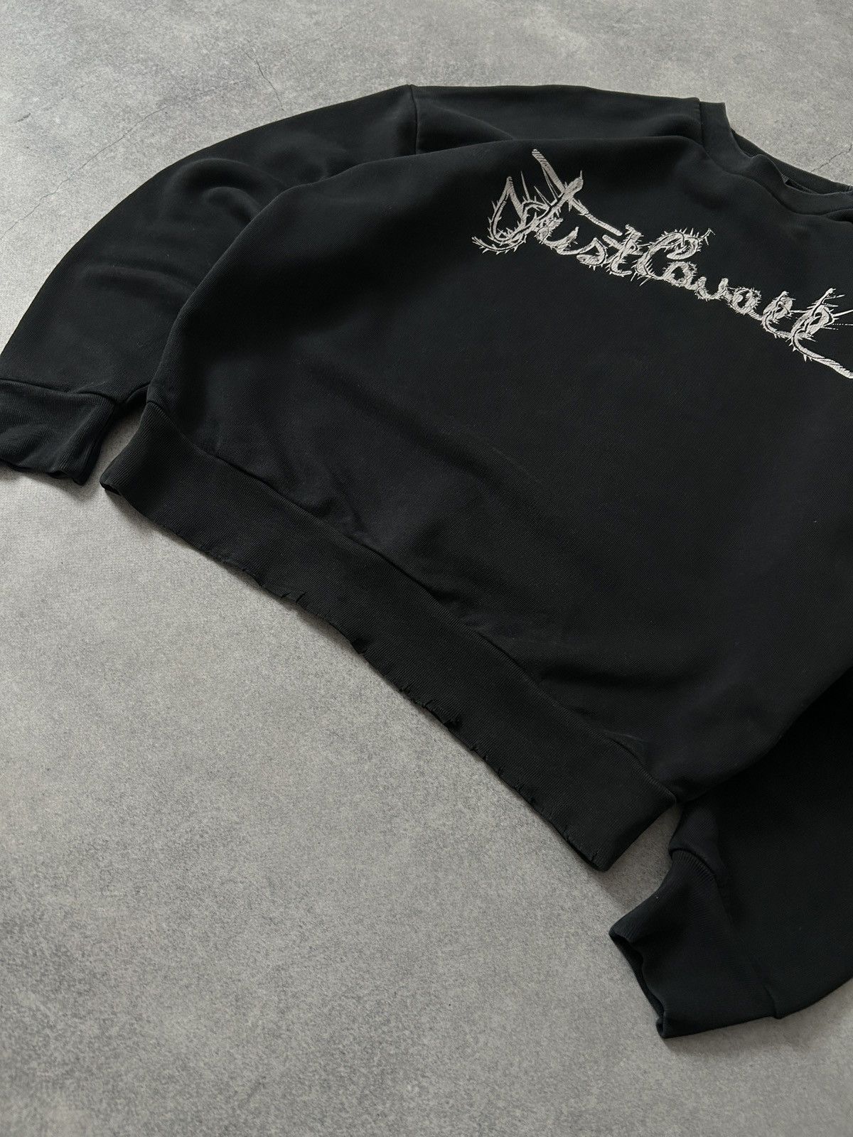 Just Cavalli × Vintage Vintage Just Cavali Big logo distressed sweatshirt Size US S / EU 44-46 / 1 - 3 Thumbnail