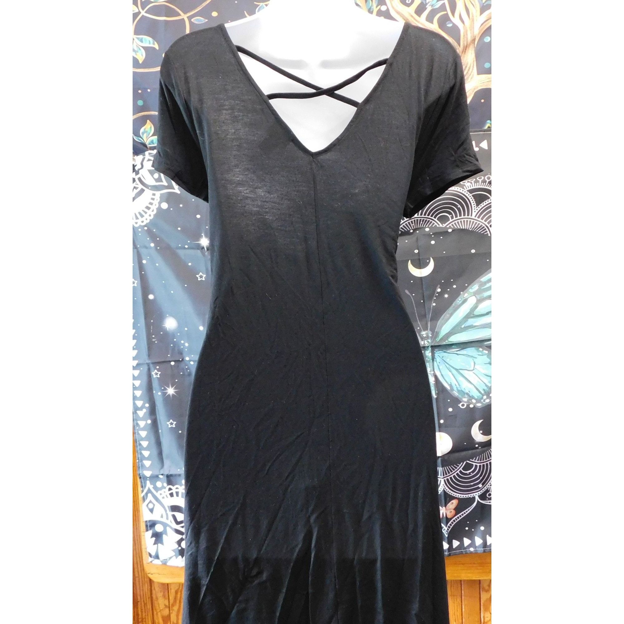 Other Casual Gothic Cross Back Tunic Dress Size Small Size S / US 4 / IT 40 - 2 Thumbnail