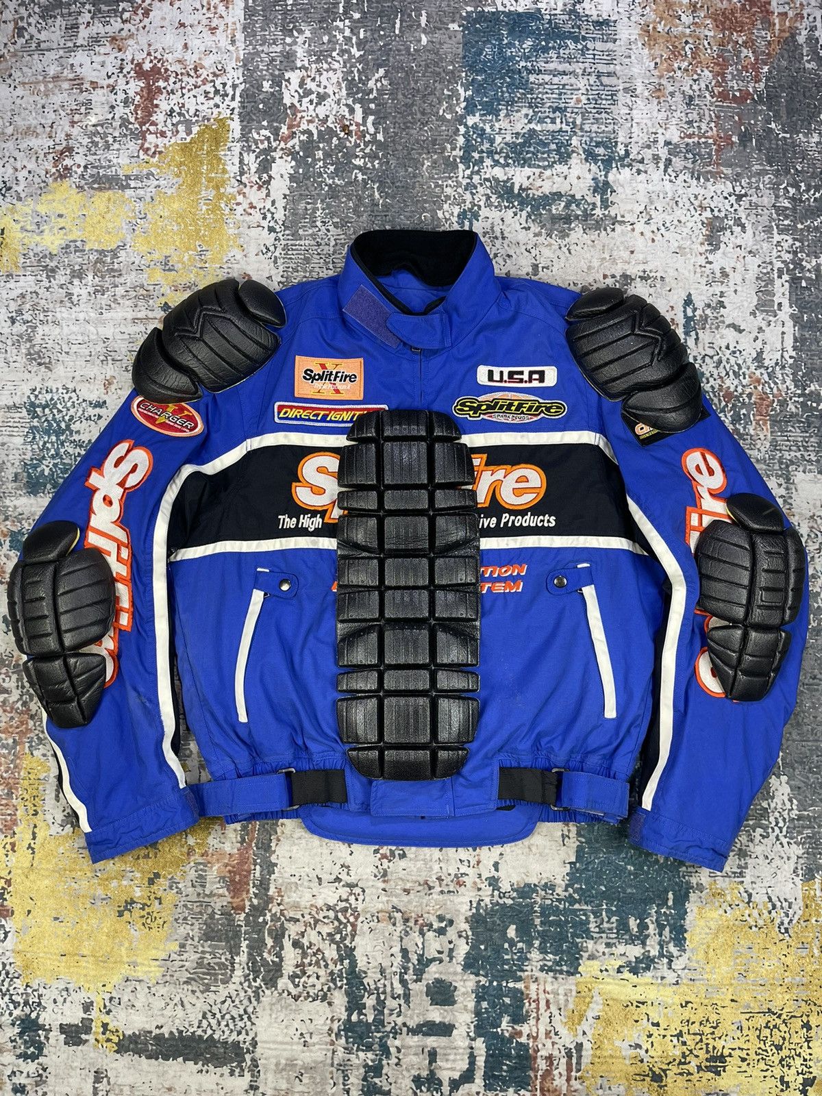 Sports Specialties Splitfire Big Logo Motor Racing Padded Jackets Size US L / EU 52-54 / 3 - 7 Thumbnail