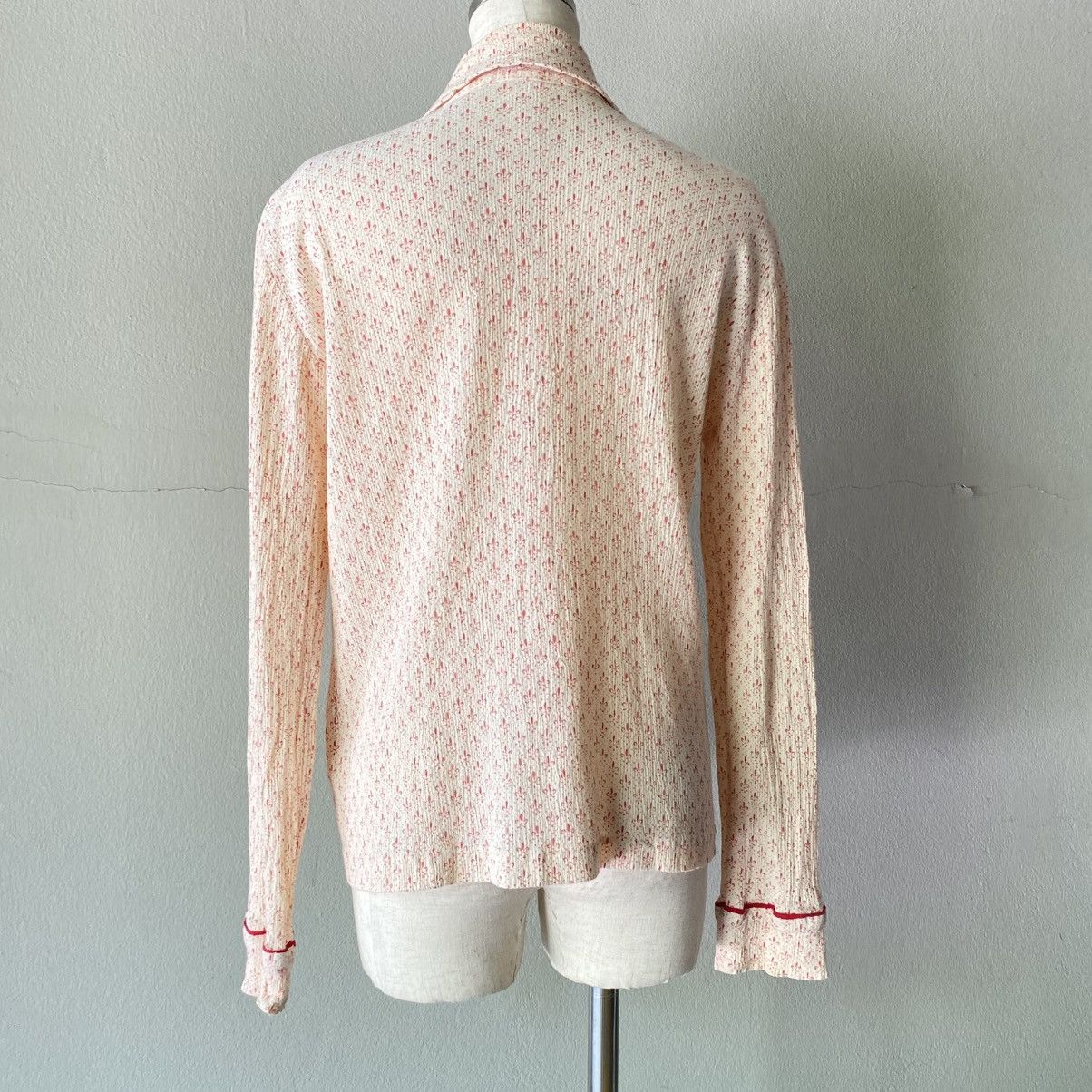 Tsumori Chisato TSUMORI CHISATO Retro Button-Up with Red Trim Size XS / US 0-2 / IT 36-38 - 15 Thumbnail
