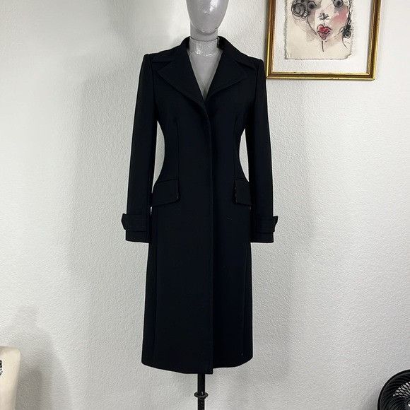 Dolce & Gabbana Dolce & Gabbana Wool Midi Coat Size XS / US 0-2 / IT 36-38 - 1 Thumbnail