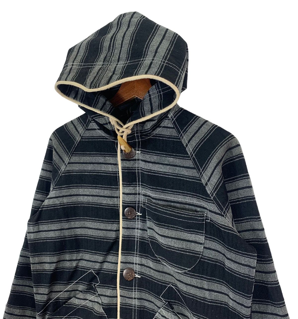 Designer × Japanese Brand × Vintage VINTAGE GALE CHORE HOODIE JACKET Size US M / EU 48-50 / 2 - 3 Thumbnail