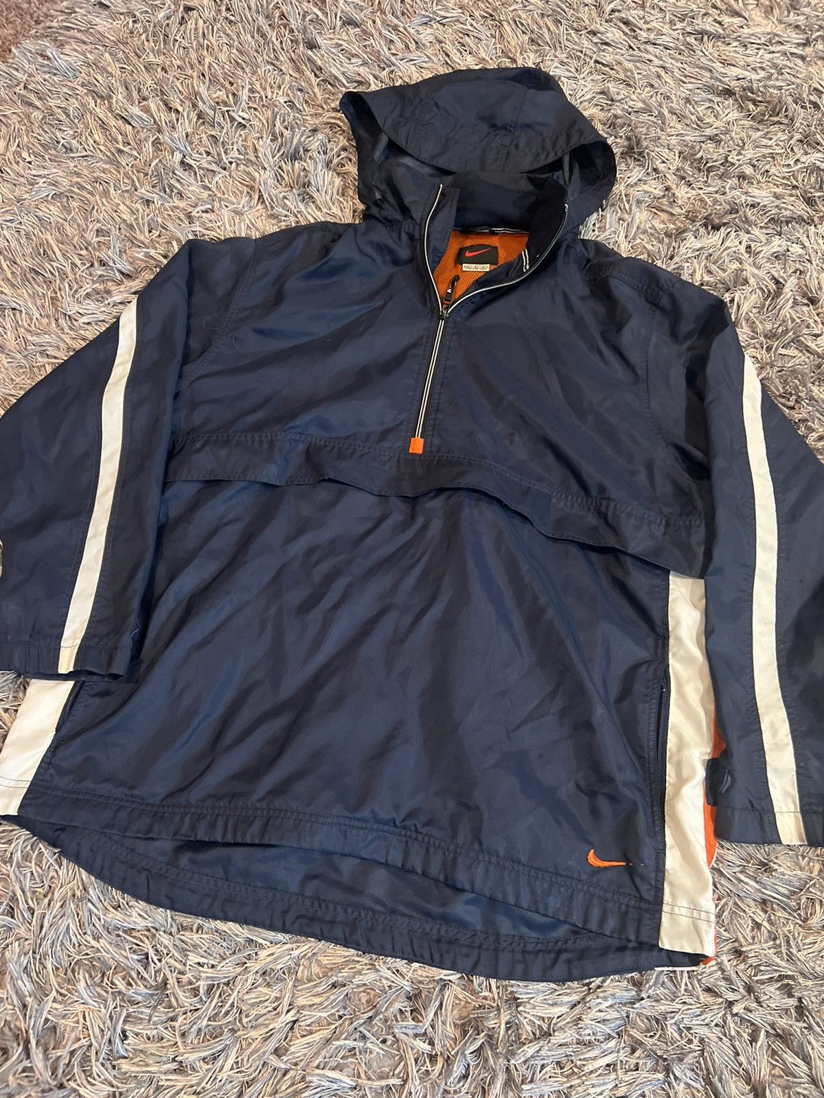 Nike × Vintage Vintage 90s Nike Pullover Jacket Anorak Windbreaker 1999 Size US XL / EU 56 / 4 - 1 Thumbnail