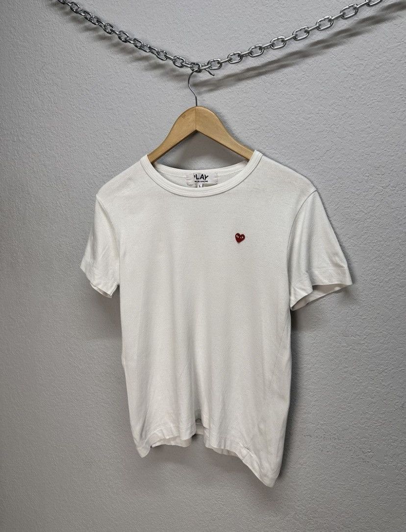Comme des Garcons × Designer × Japanese Brand Comme Des Garcons Green Love Tee Logo Japanese Size US L / EU 52-54 / 3 - 5 Thumbnail